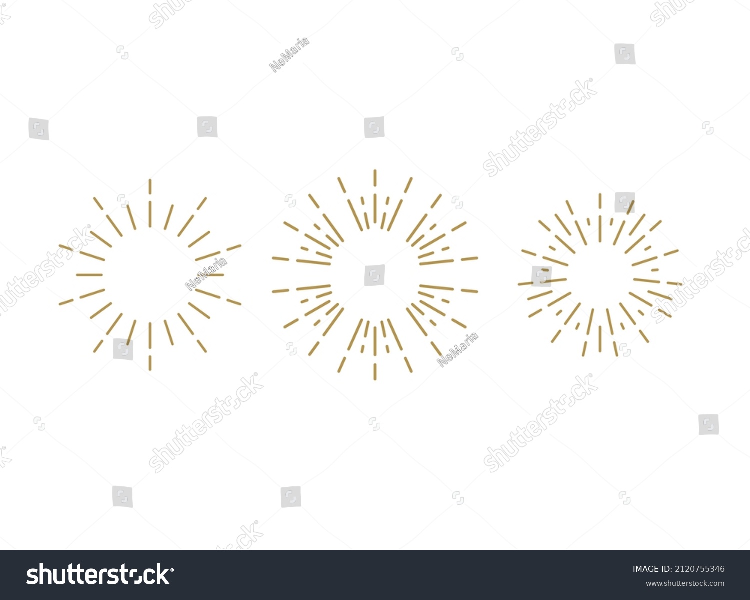 Golden Light Rays Frames Set Shine Burst Royalty Free Stock Vector 2120755346 8434