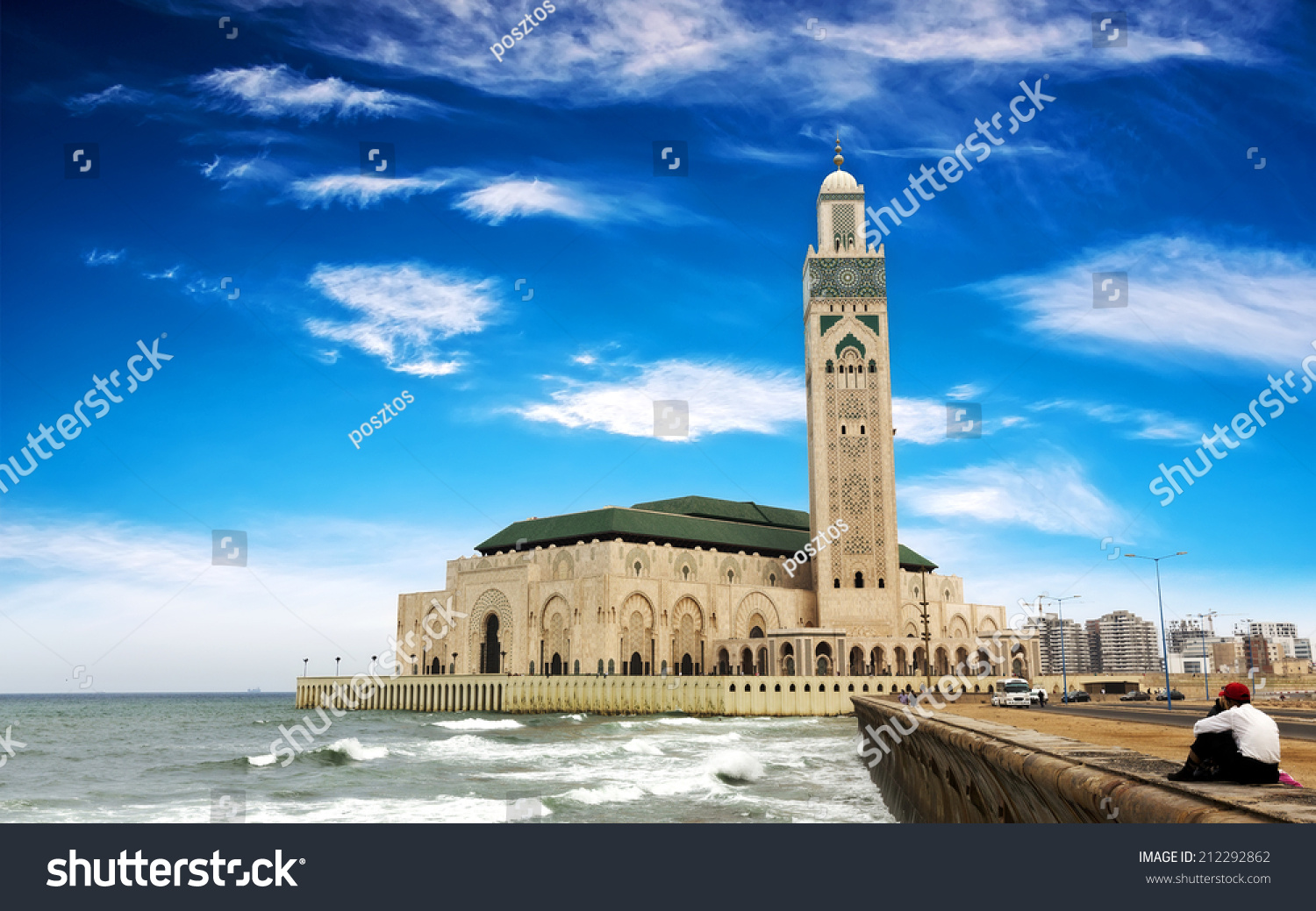 The Hassan II Mosque in Casablanca, Morocco #212292862