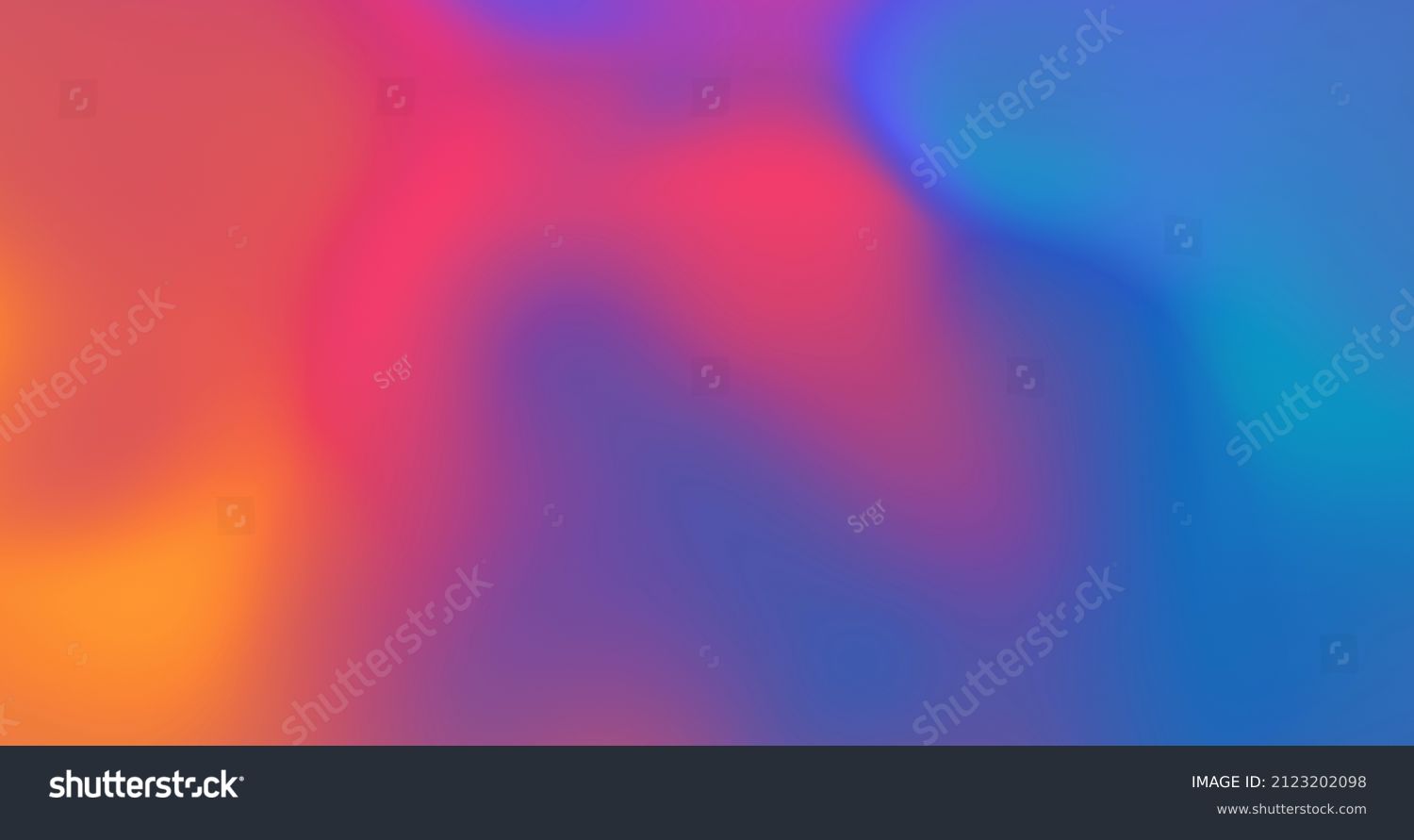 Blurred colored abstract background. Smooth transitions of iridescent colors. Colorful gradient. Rainbow backdrop. #2123202098