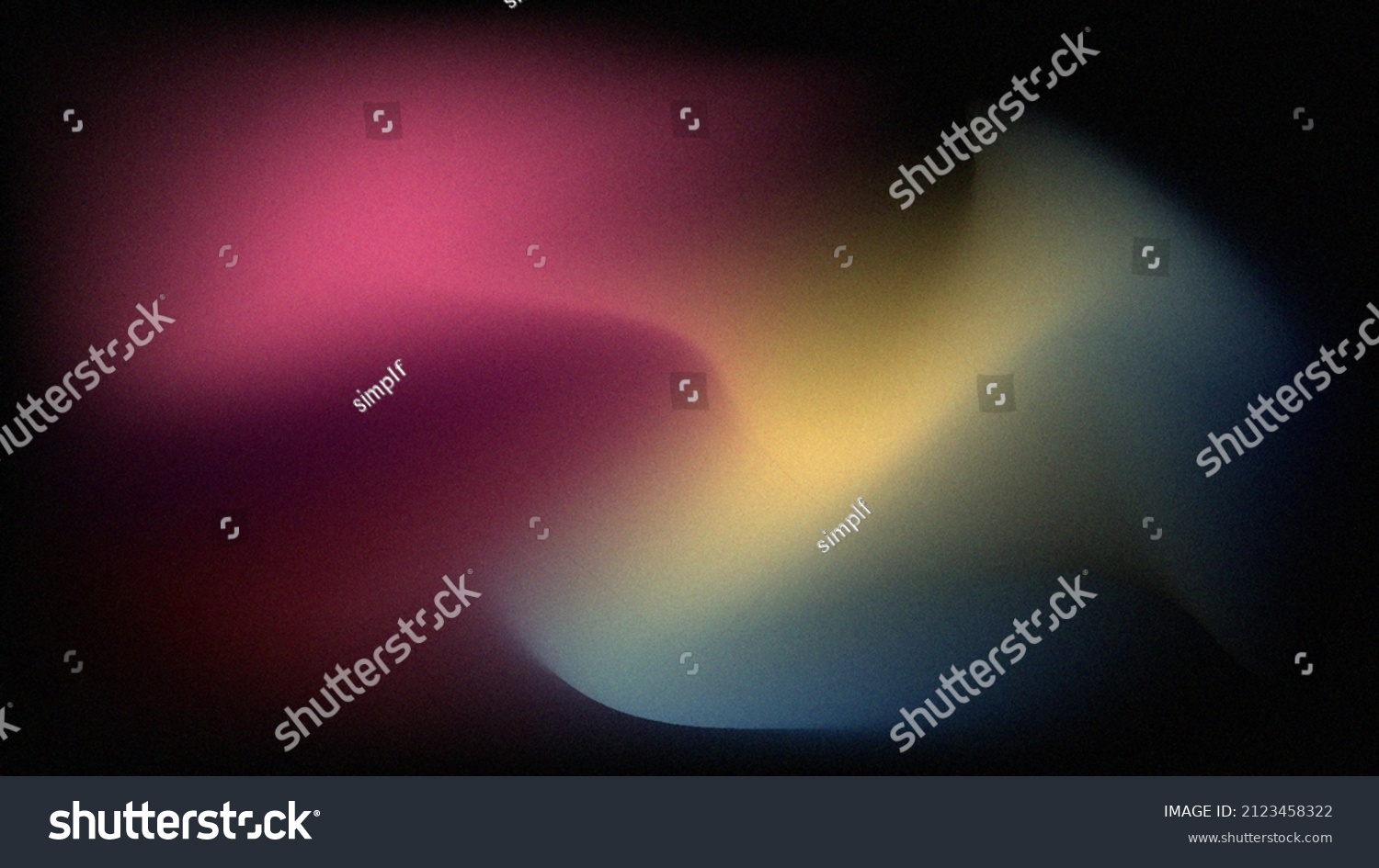 Abstract color gradient, modern blurred background and film grain texture, template with an elegant design concept, minimal style composition, Trendy Gradient grainy texture for your graphic design. #2123458322