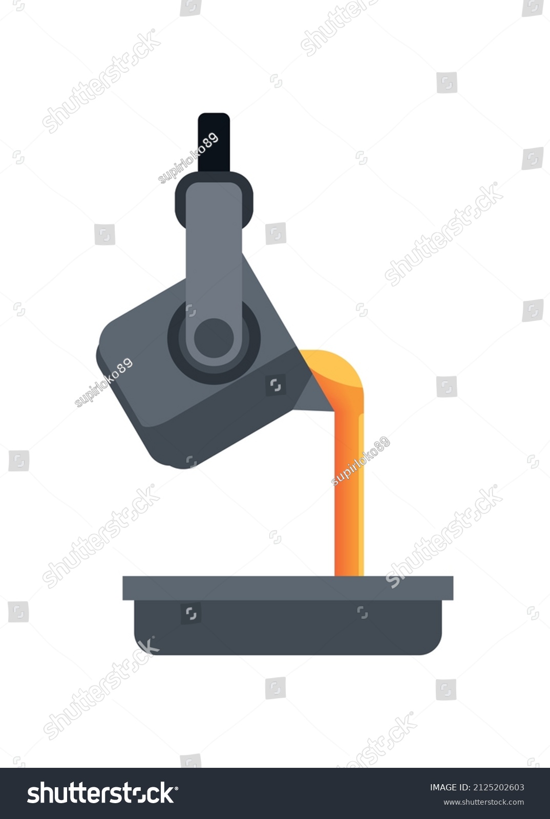 Metal smelter industry. Simple flat illustration - Royalty Free Stock ...