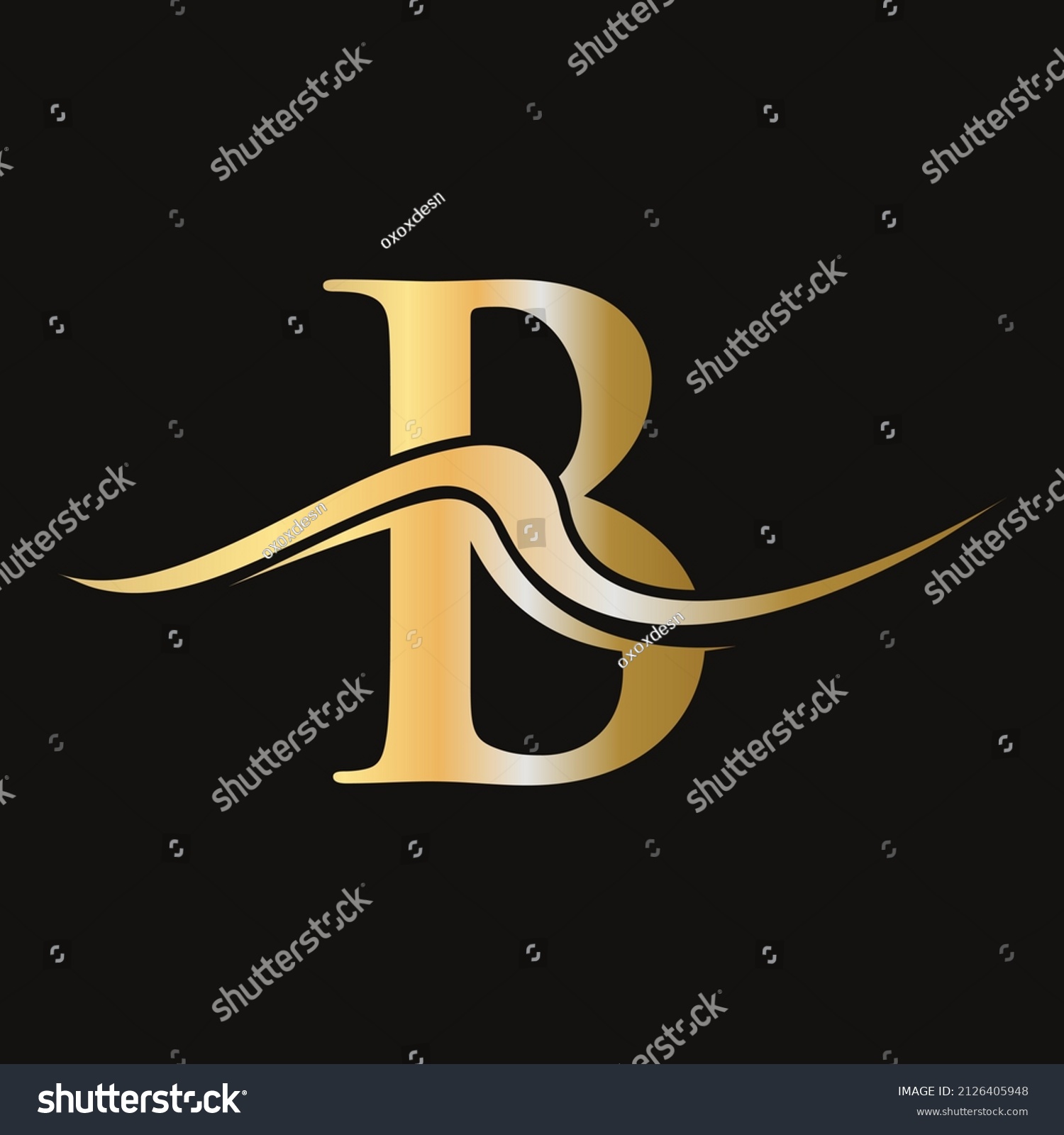 Letter B Logo Vector Template. B Logotype Icon. - Royalty Free Stock ...