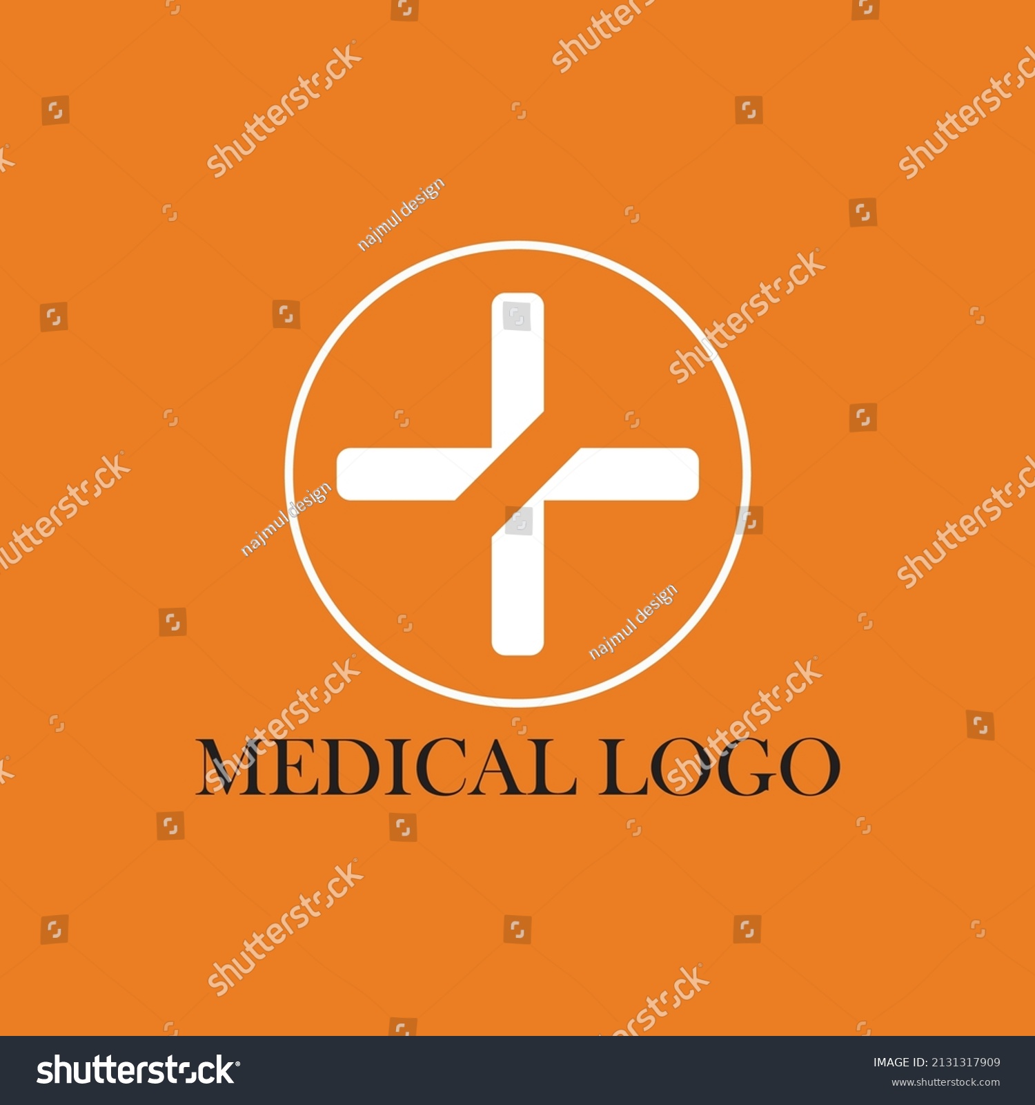 Minimalist Medical logo Design and Vector Logo - Royalty Free Stock ...