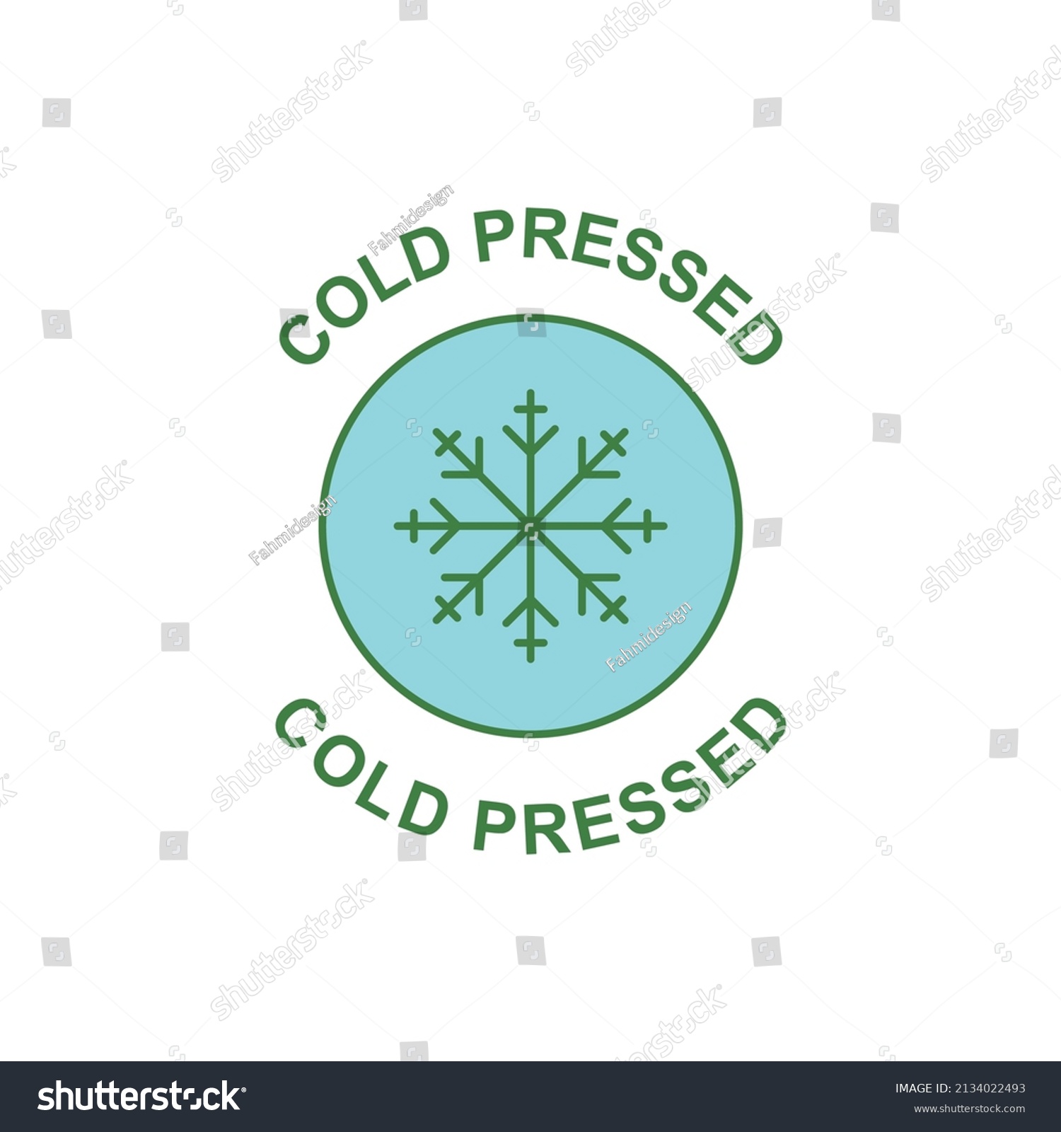 Cold Pressed Label Icon In Color Icon, - Royalty Free Stock Vector 