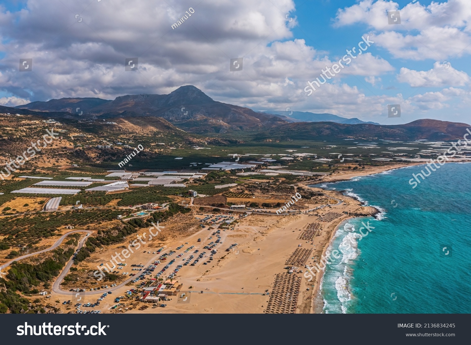 Falasarna beach in Crete, Greece #2136834245