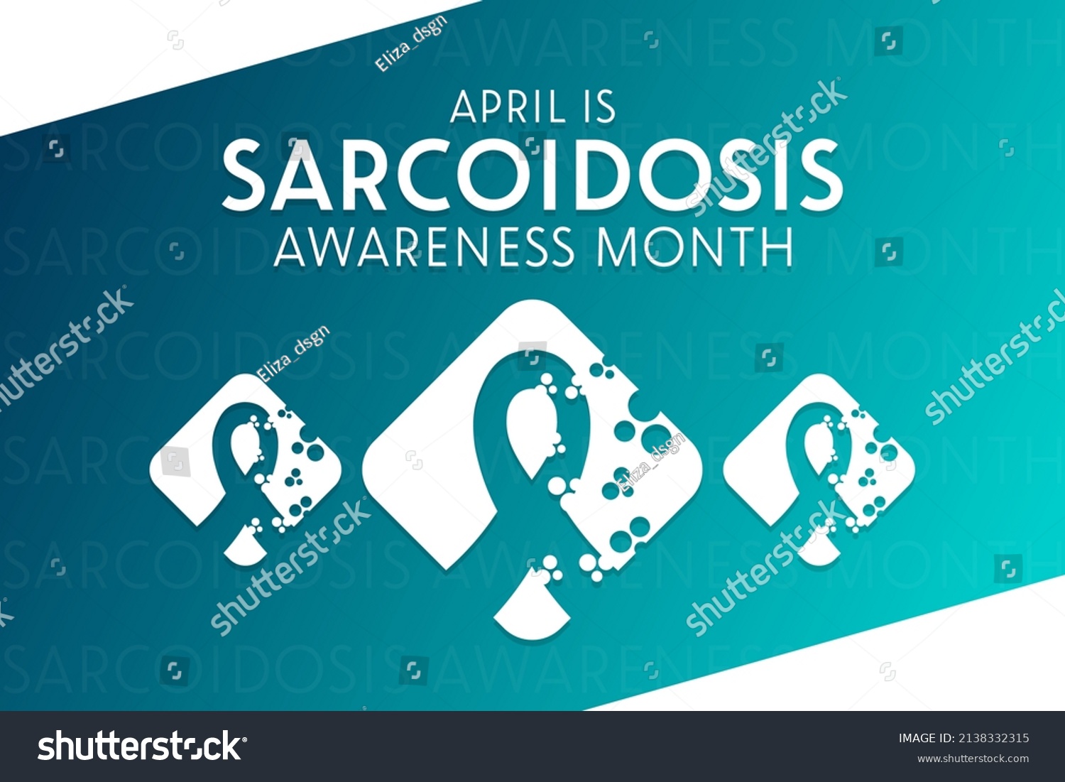 April is Sarcoidosis Awareness Month. Vector - Royalty Free Stock ...