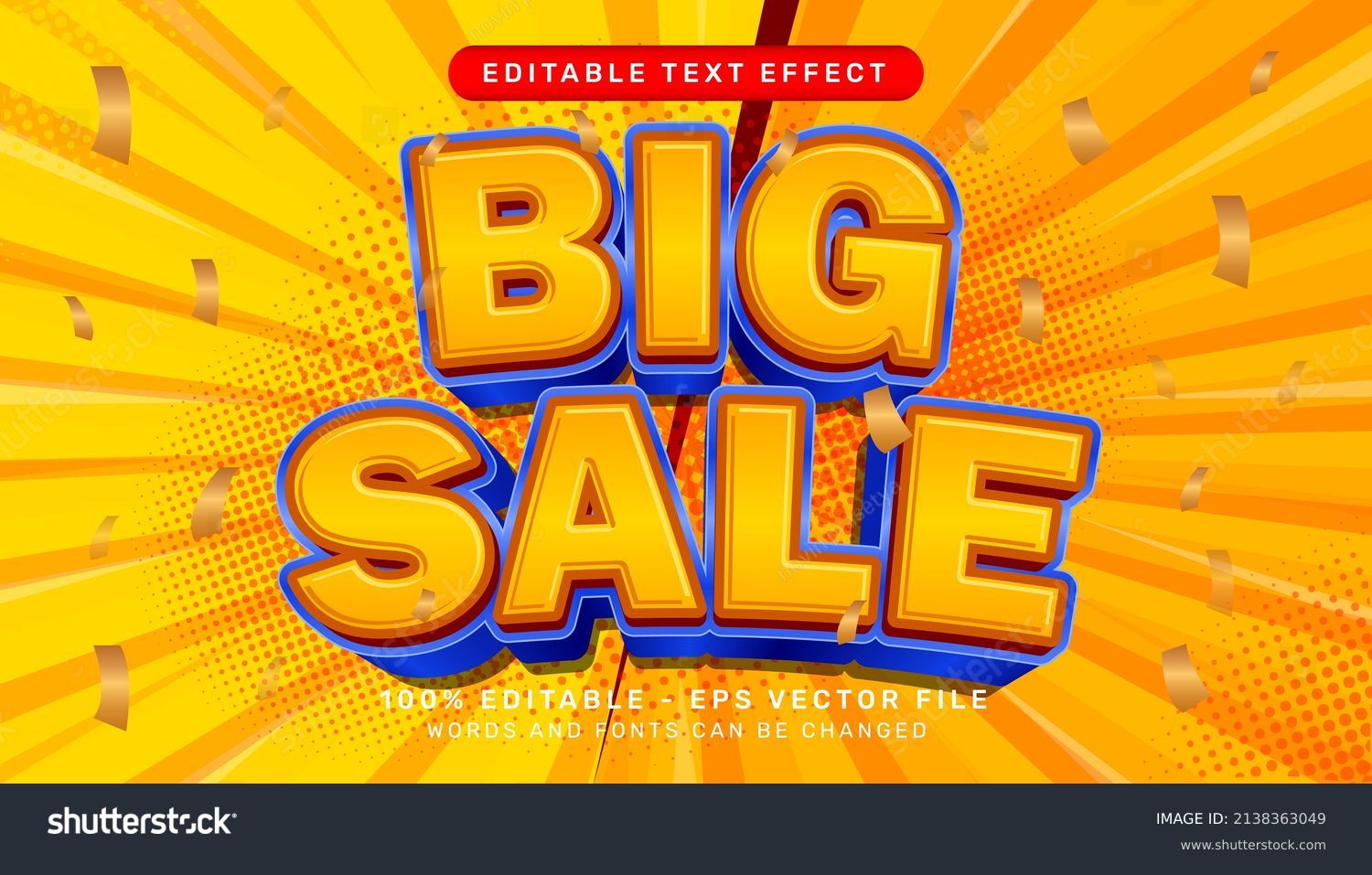 big sale 3d text effect and editable text effect #2138363049