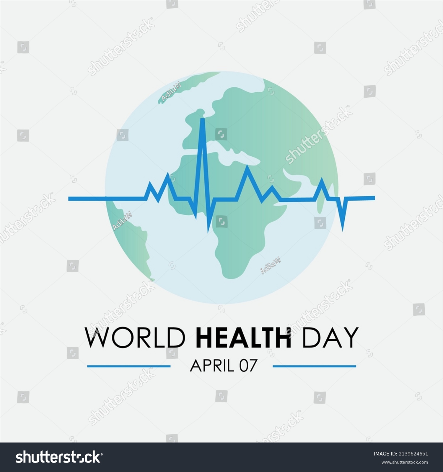 World Health Day is a global health awareness Royalty Free Stock