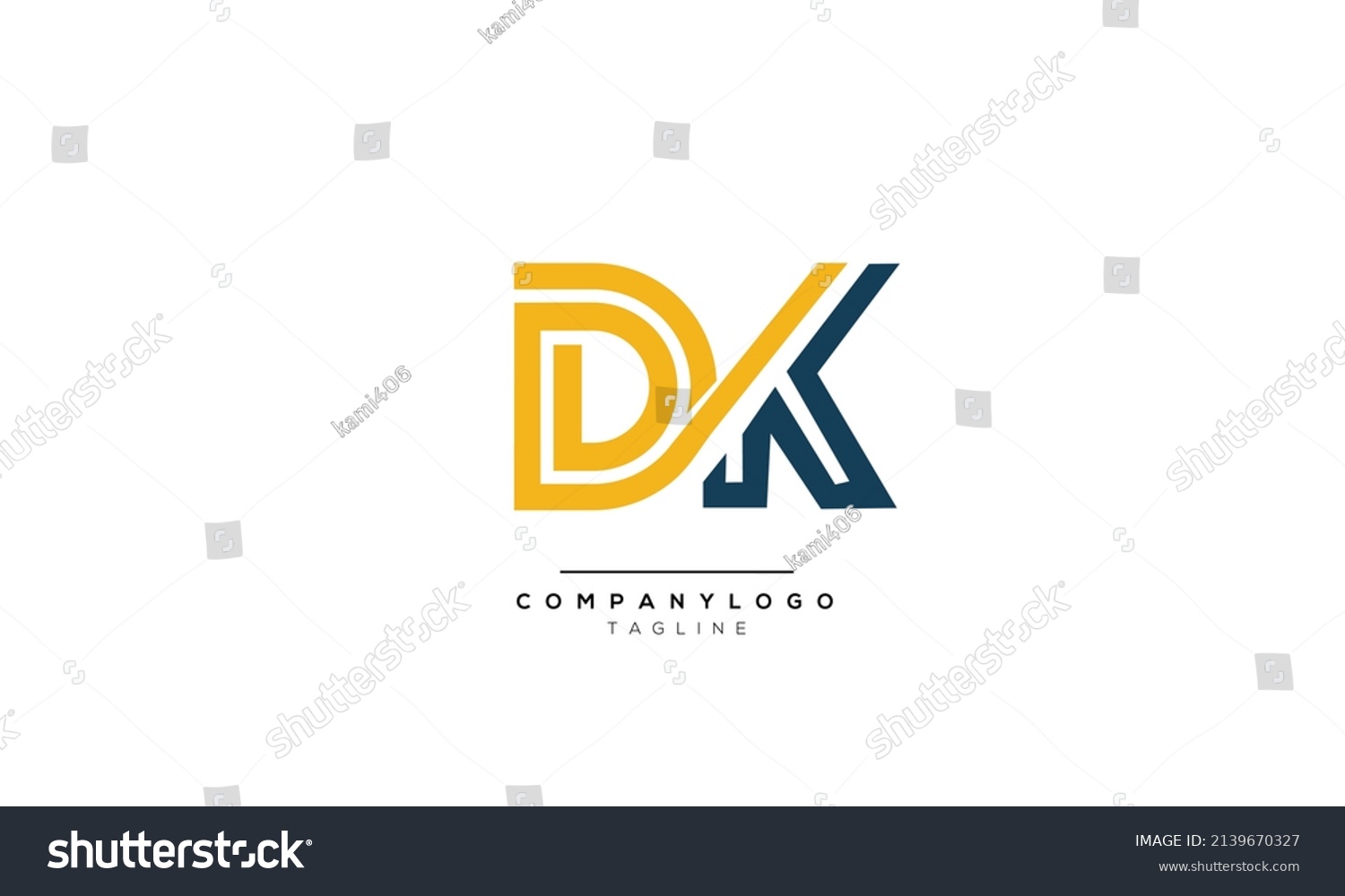 Alphabet letters Initials Monogram logo DK, DK - Royalty Free Stock ...