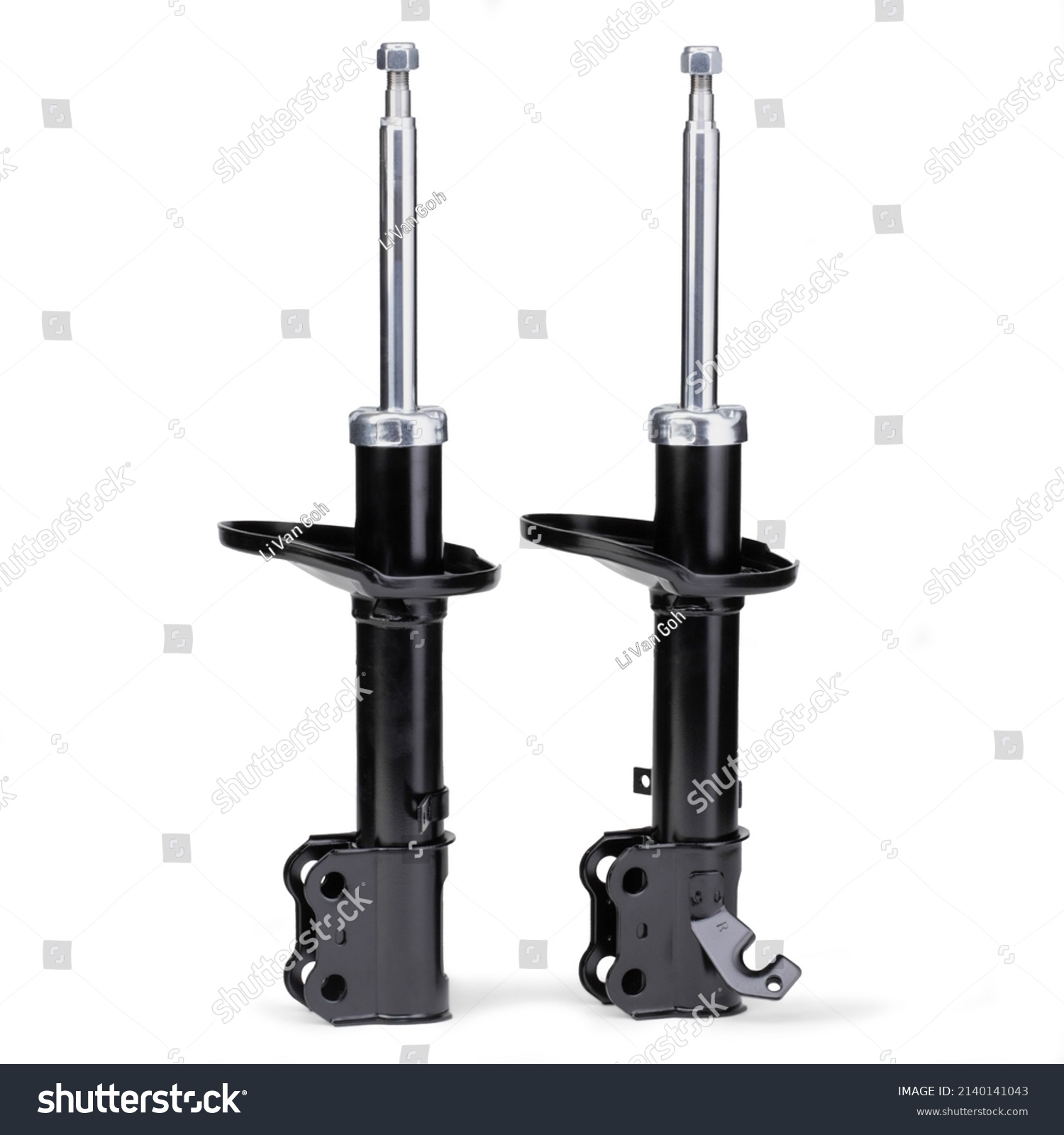 Auto Part Shock Absorber, Front Axle, Gas Pressure, Twin-Tube, Suspension Strut,  Top pin #2140141043