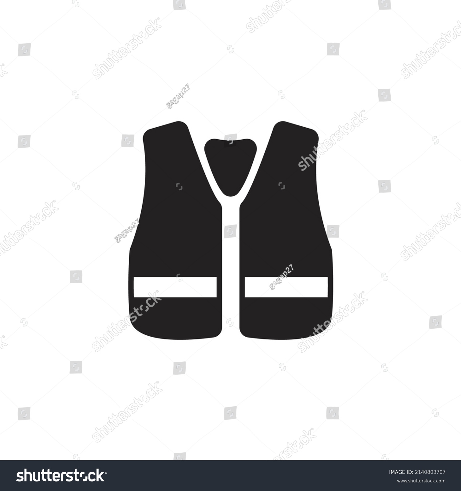 life vest icons symbol vector elements for - Royalty Free Stock Vector ...