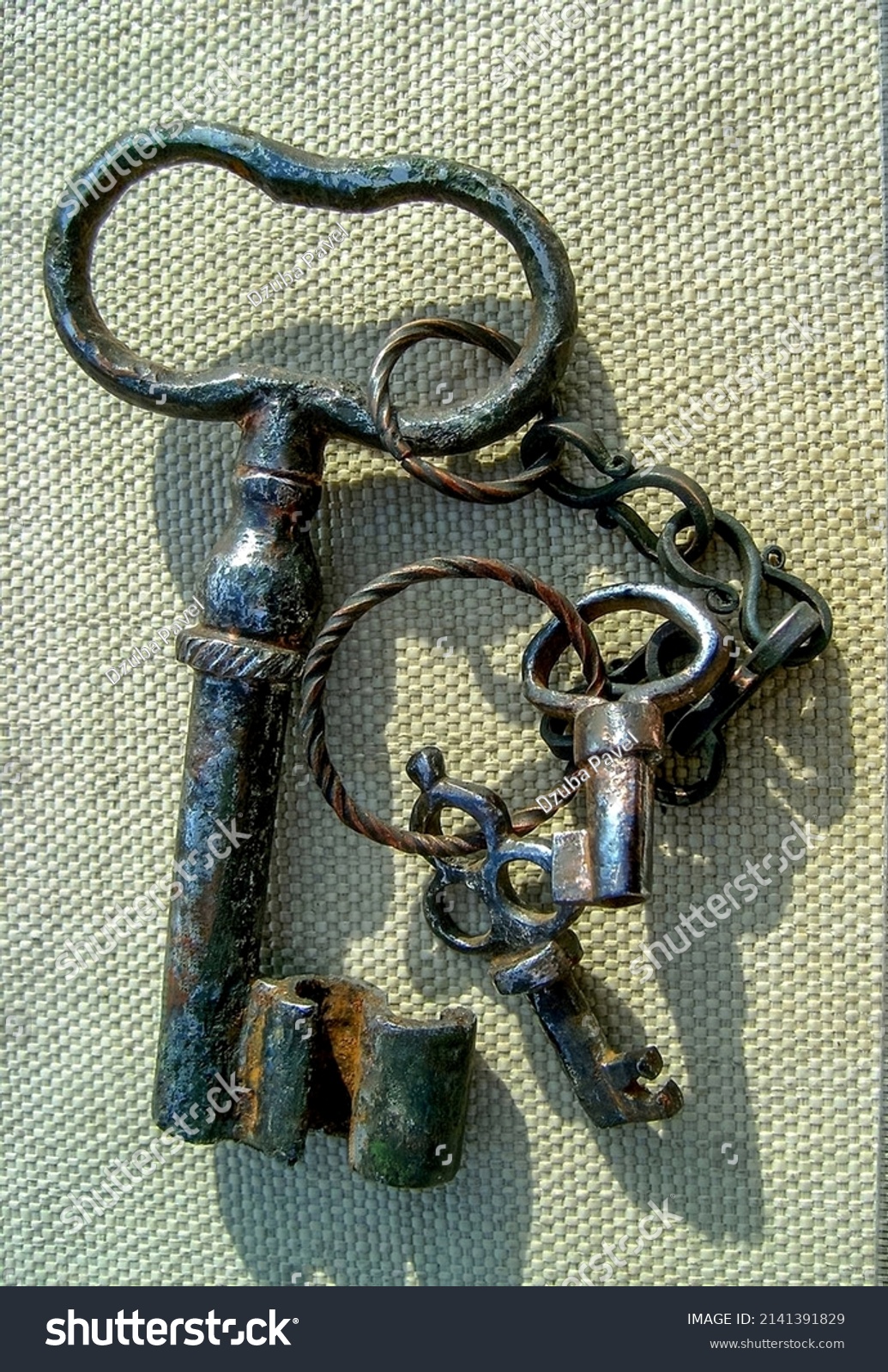 Vintage keys close - up, 18th, Keys of vintage locks #2141391829