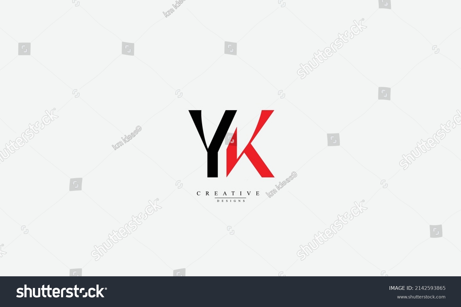 Alphabet Letters Initials Monogram Logo Yk Ky Y Royalty Free Stock Vector 2142593865