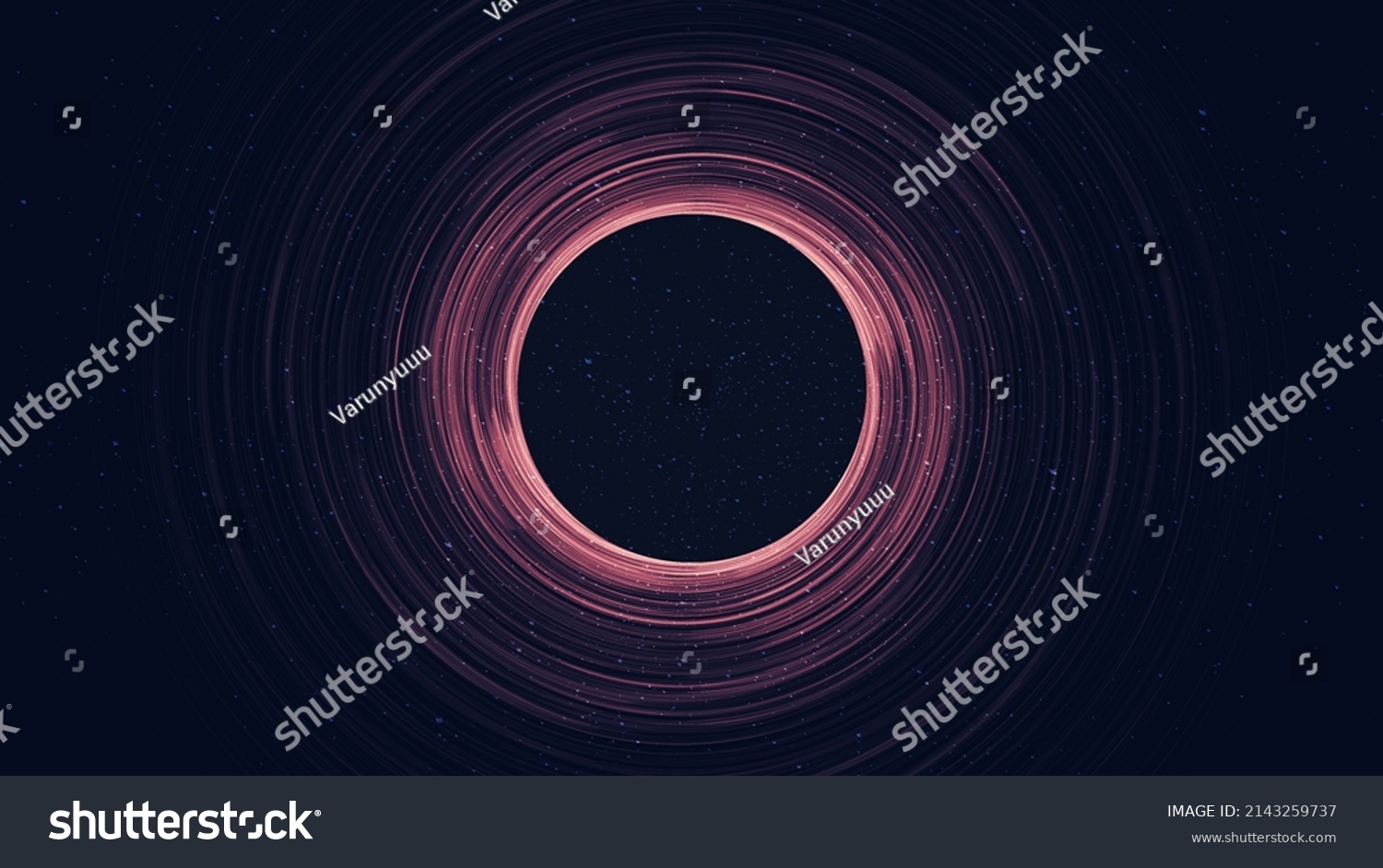 Dark Violet Spiral Black hole on Galaxy background with Milky Way spiral,Universe and starry concept design,vector #2143259737