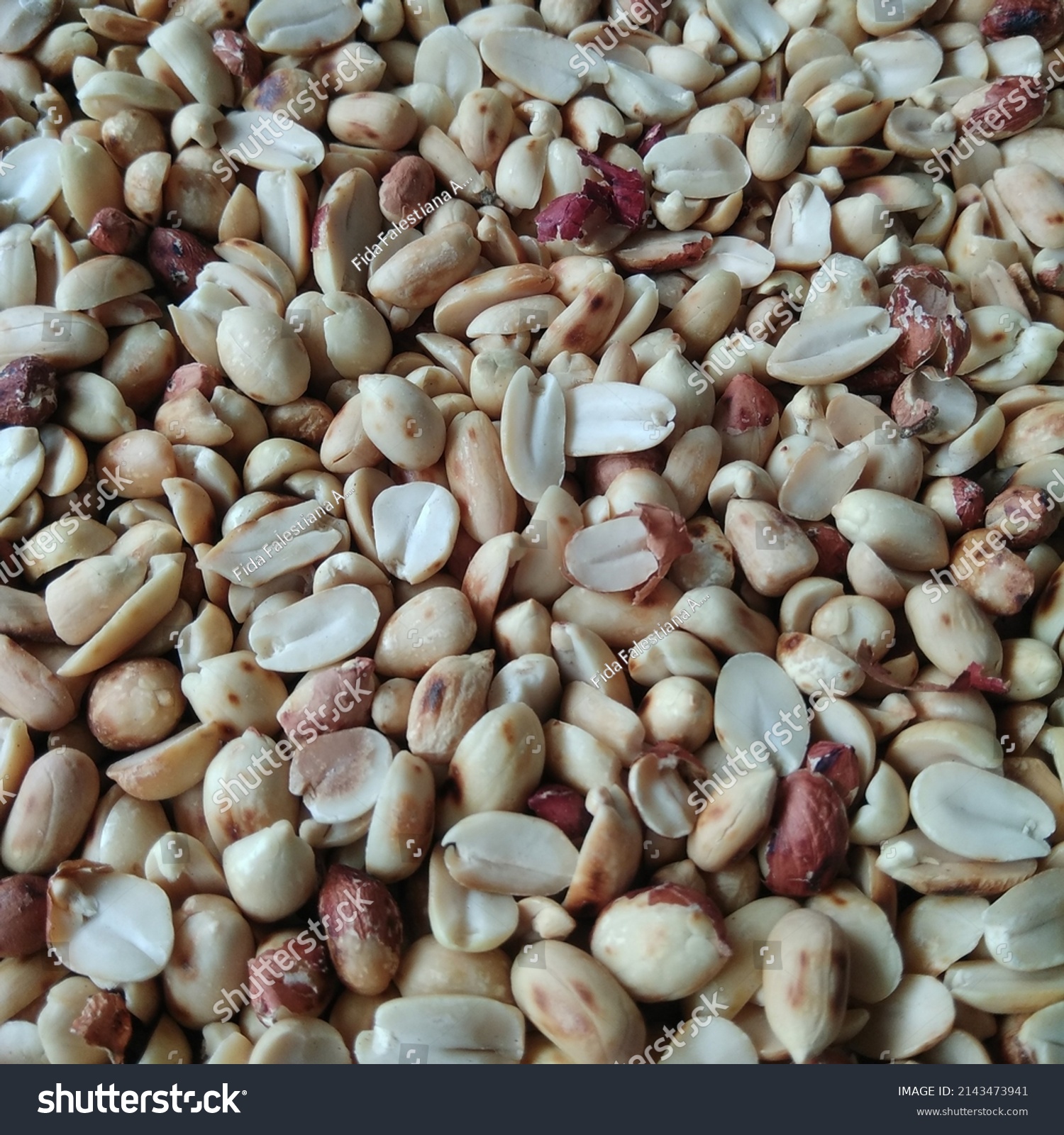 defocused abstract background of peanuts at Pataruman.  #2143473941