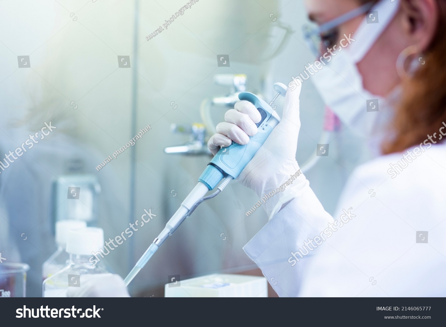 medical and medicine laboratory photo pipette  #2146065777