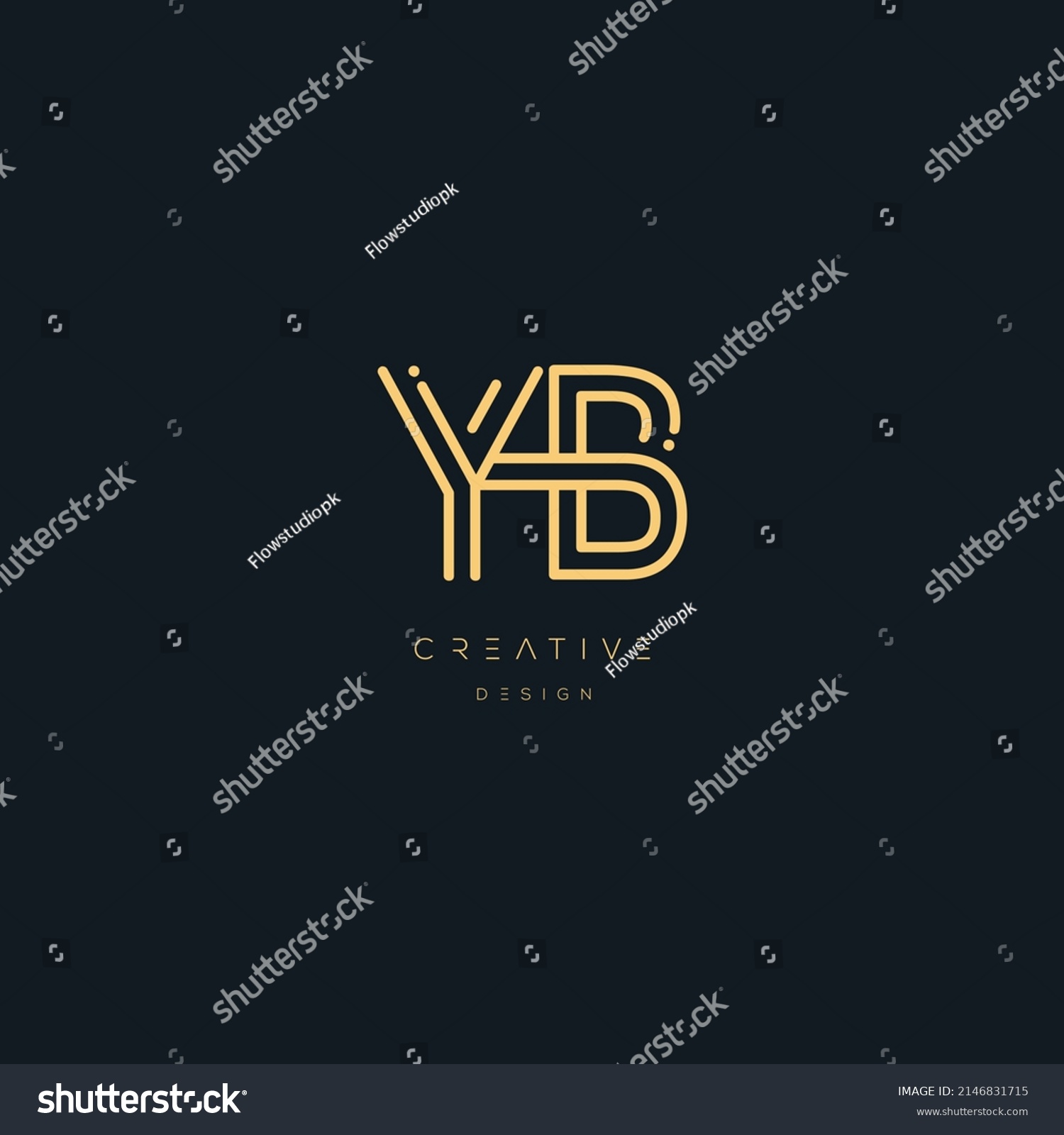 Letter Yb Logo Alphabet Monogram Initial Based Royalty Free Stock Vector 2146831715 5274