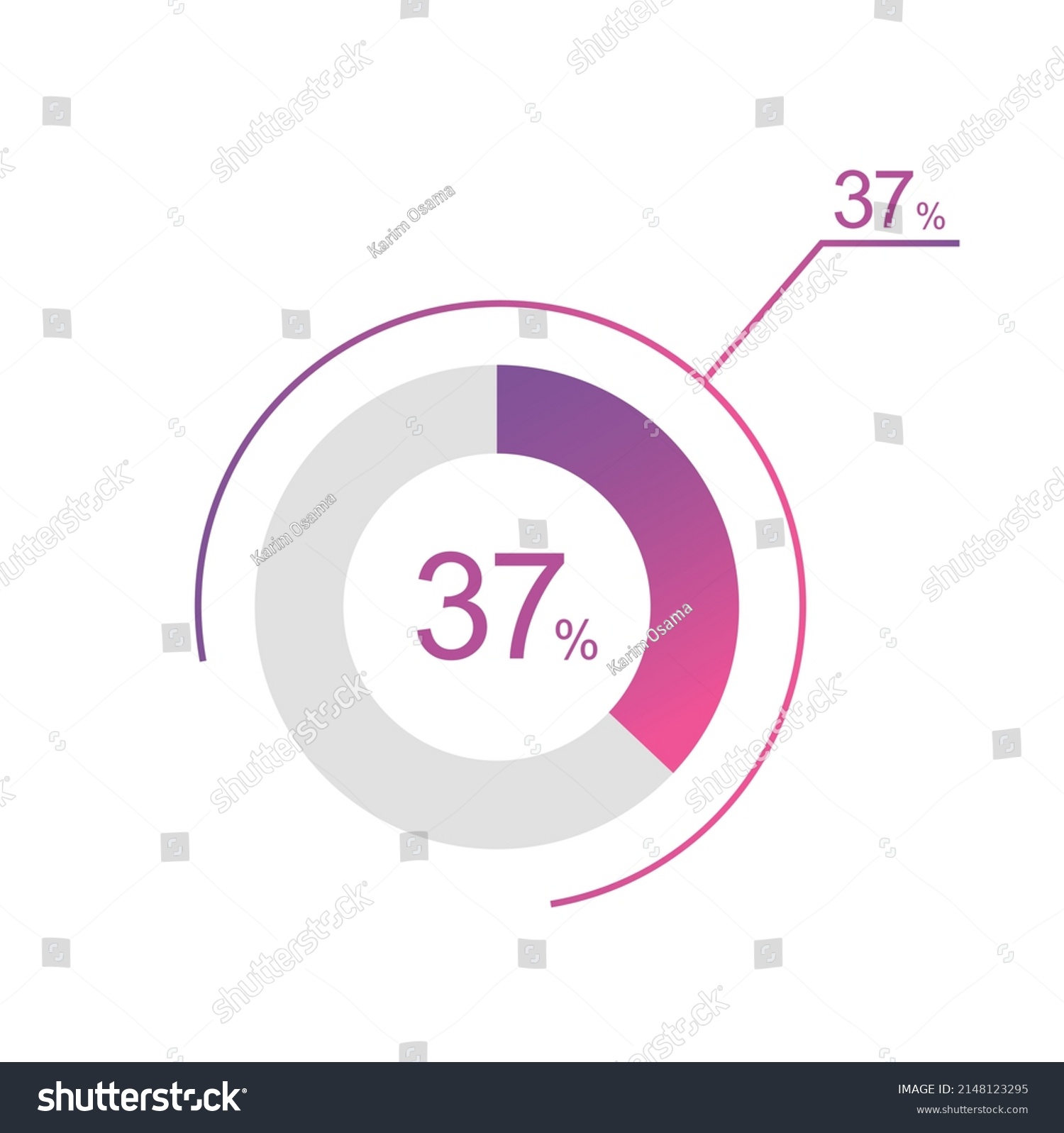 37 Percents Pie Chart Infographic Elements 37 Royalty Free Stock 37-percents-pie-chart-infographic-elements-37-royalty-free-stock