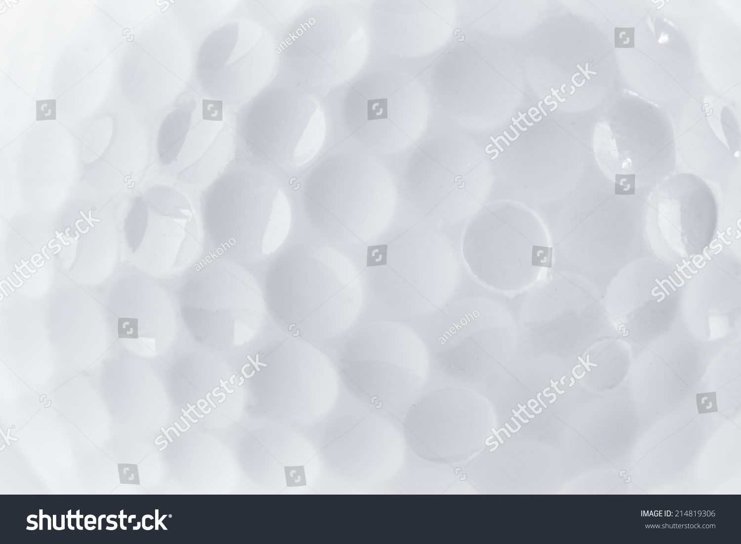 CLose up of a Golf Ball texture by macro lence and special tube #214819306