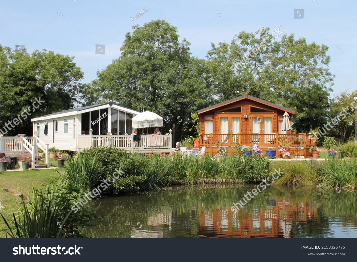 Static caravans and lodges on holiday parks #2153325775