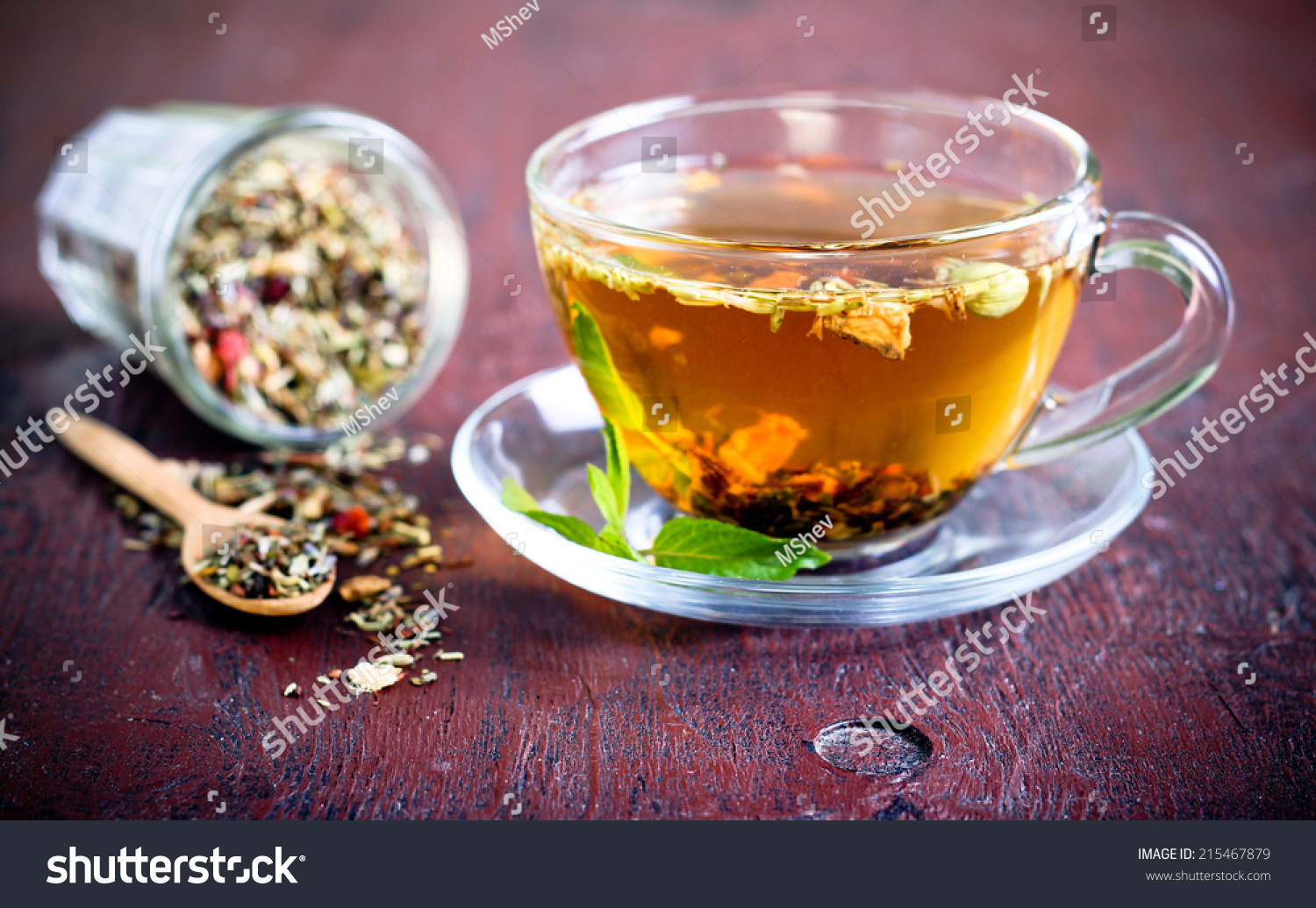 Mix of bio herbal tea #215467879