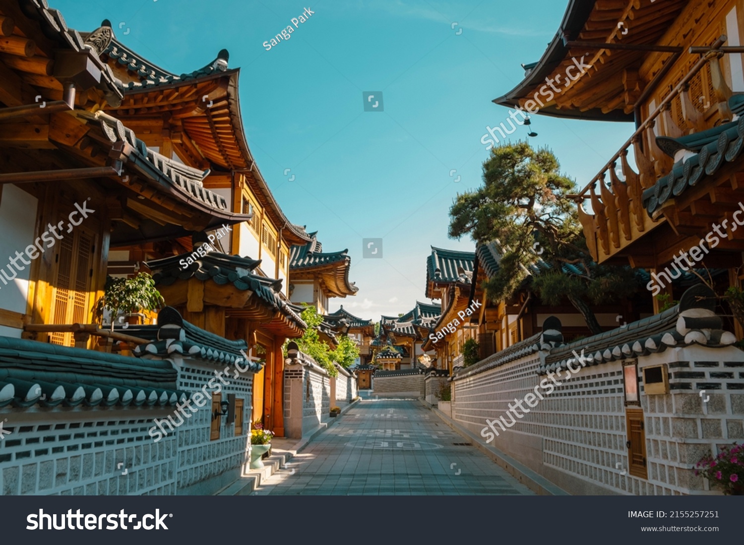 Eunpyeong Hanok Village, Korean traditional house in Seoul, Korea #2155257251
