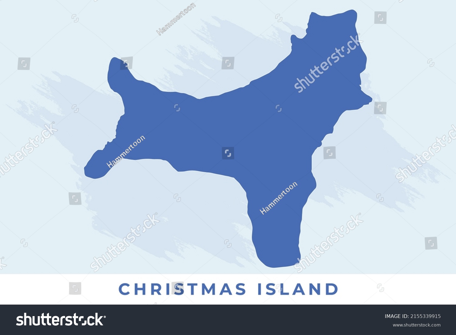 National Map Of Christmas Island Christmas Royalty Free Stock Vector 2155339915 2216