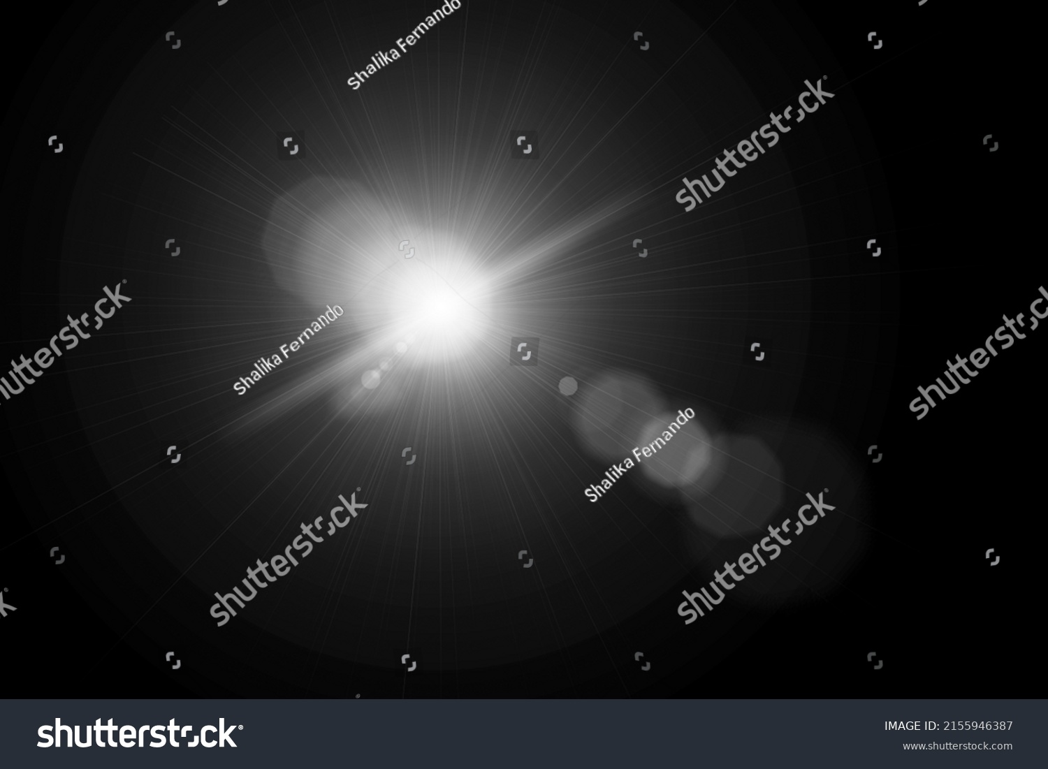 Sun Light Overlay. Sun rays overlay. Sun rays light isolated on black background for overlay design. transparent sunlight special lens flash light effect. front sun lens flash. light of radiance. #2155946387