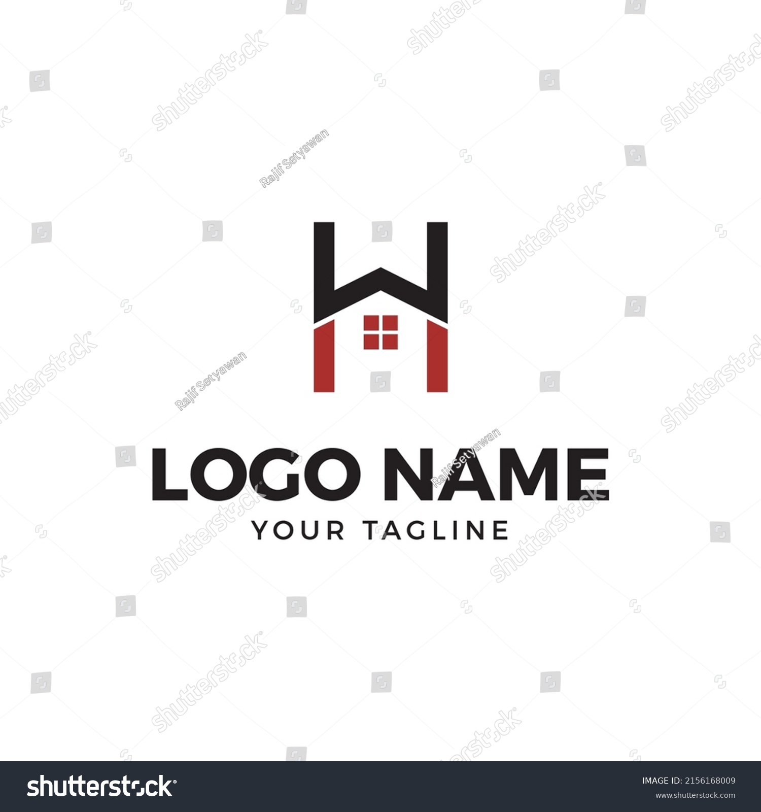 Letter H HW House, home, real estate, - Royalty Free Stock Vector ...