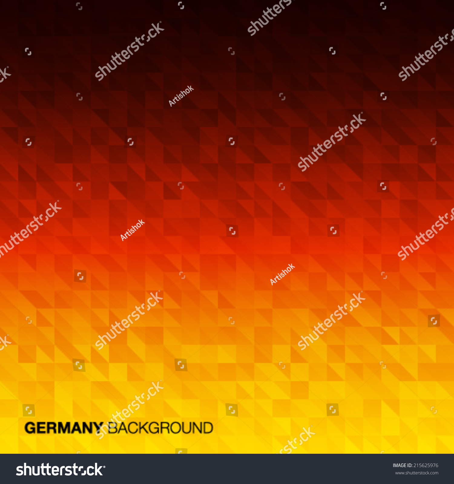 Abstract Background using Germany flag colors, vector illustration  #215625976