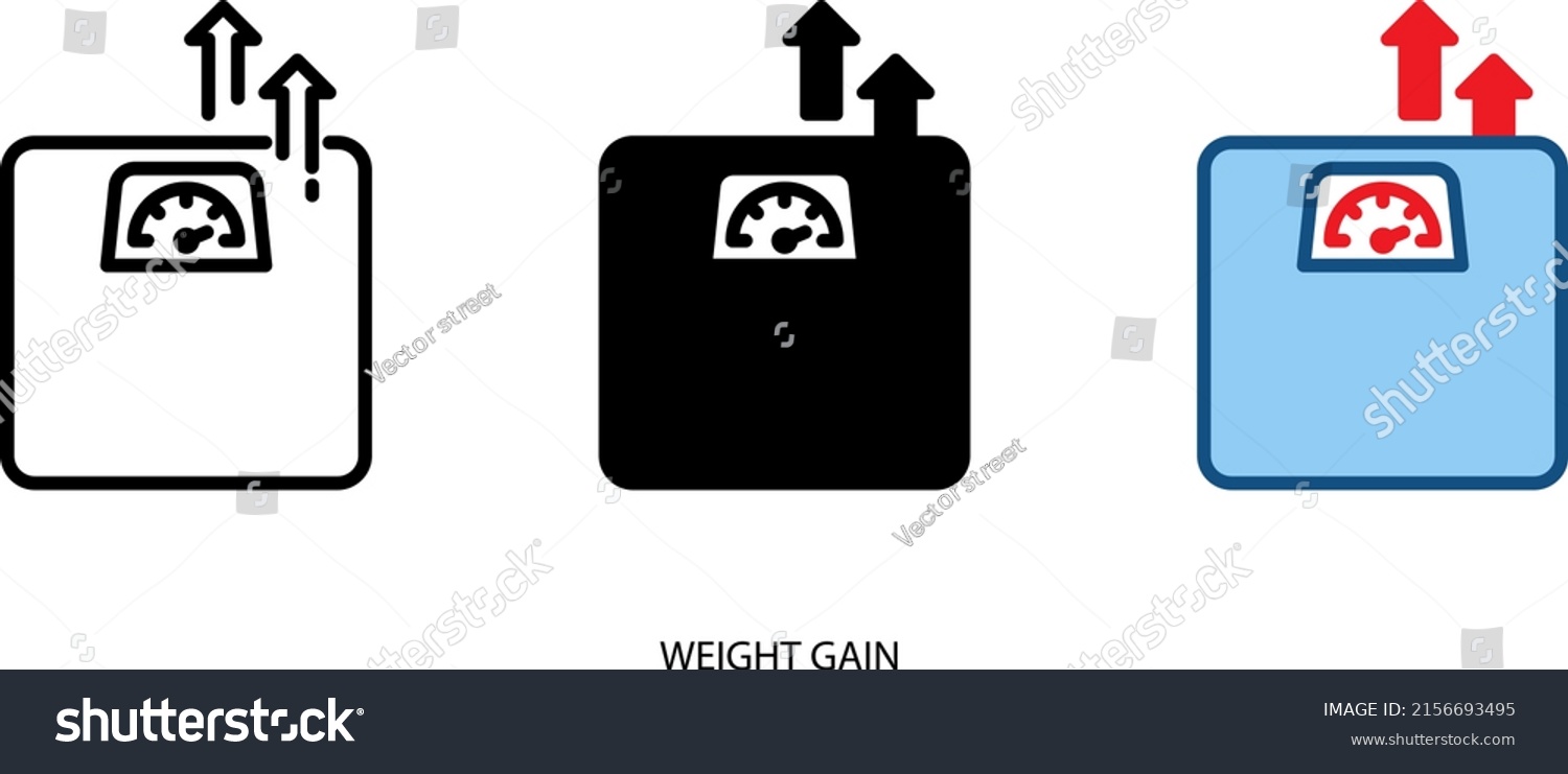 Gain weight icon , vector illustration #2156693495