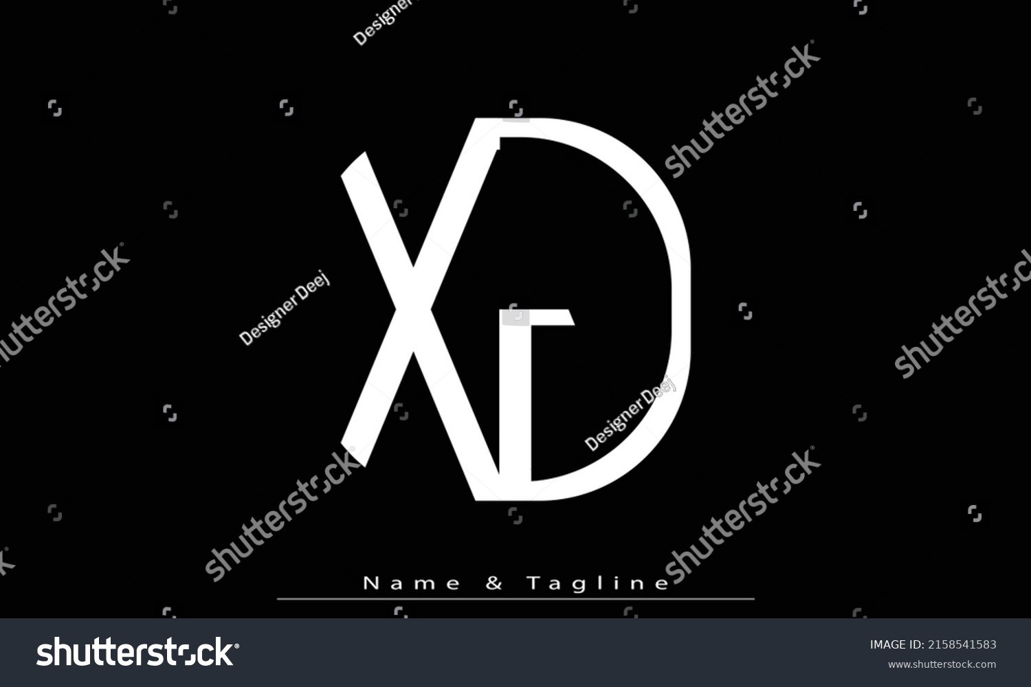 Alphabet Letters Initials Monogram Logo Xj Jx Royalty Free Stock Vector 2158541583