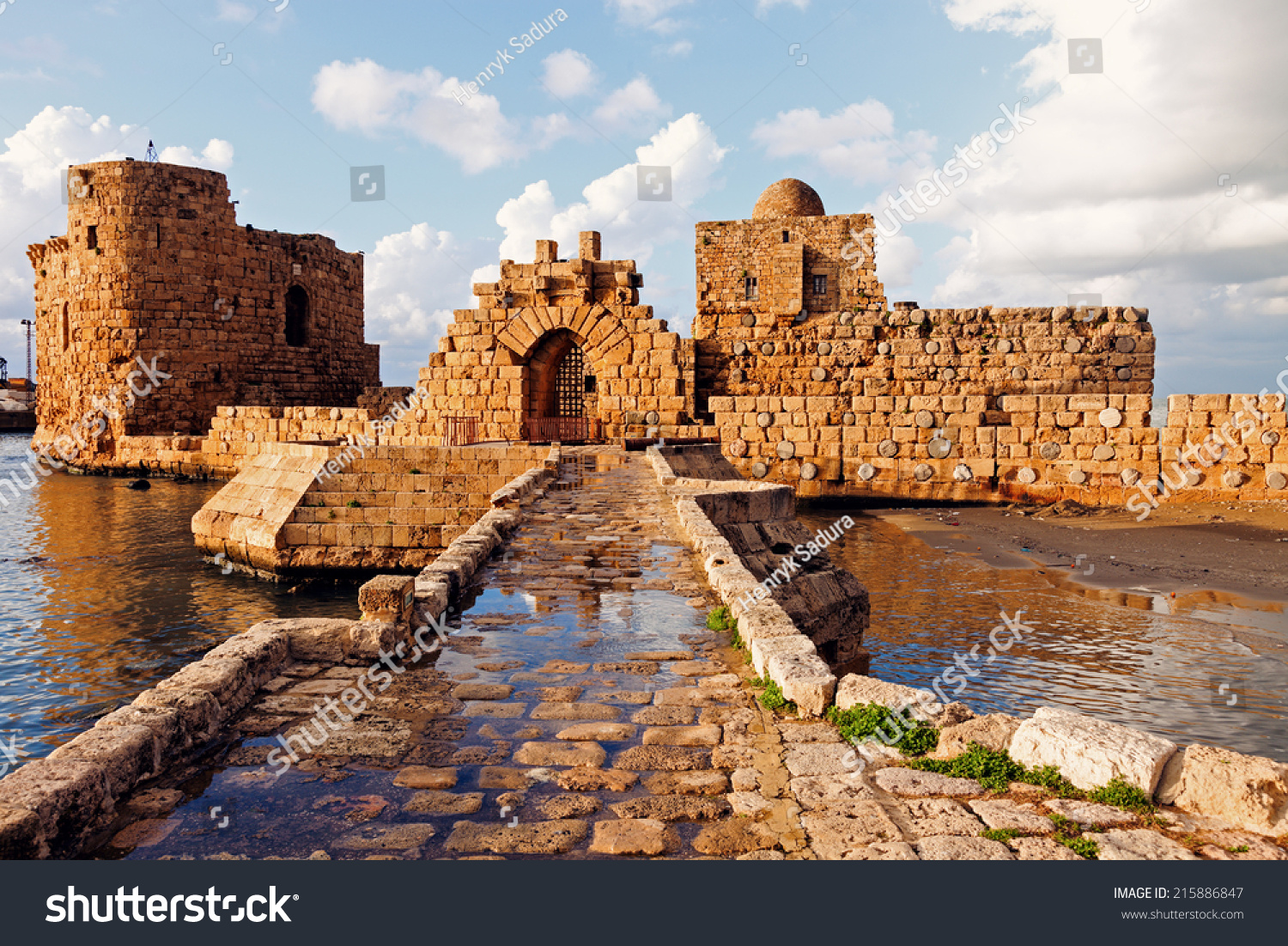 Sidon Sea Castle - Sidon, Lebanon #215886847