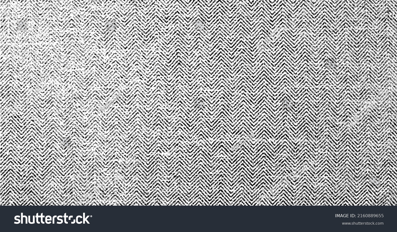 Vector fabric texture. Distressed texture of weaving fabric. Grunge background. Abstract halftone vector illustration. Overlay to create interesting effect and depth. Black isolated on white. EPS10. #2160889655