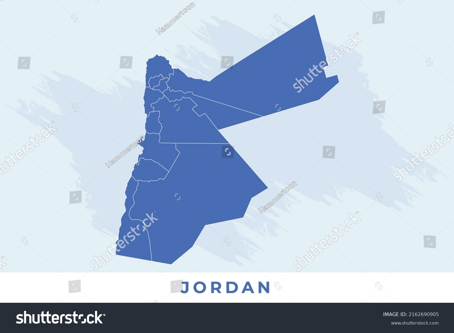 National map of Jordan, Jordan map vector, - Royalty Free Stock Vector ...