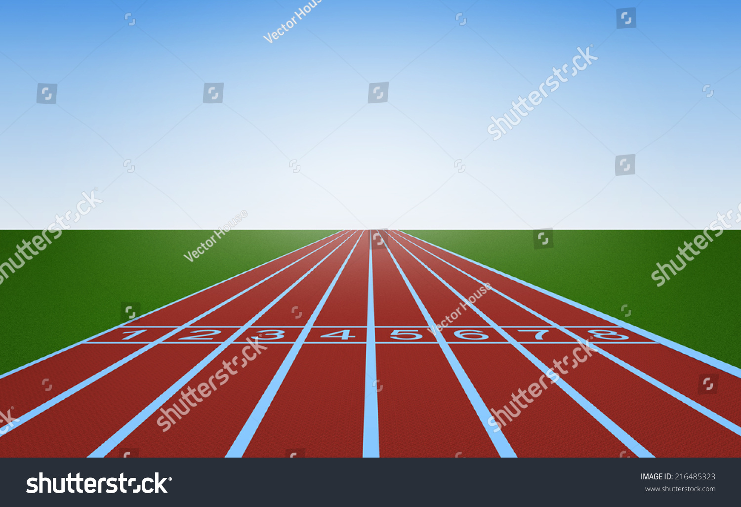 Running track and start position #216485323