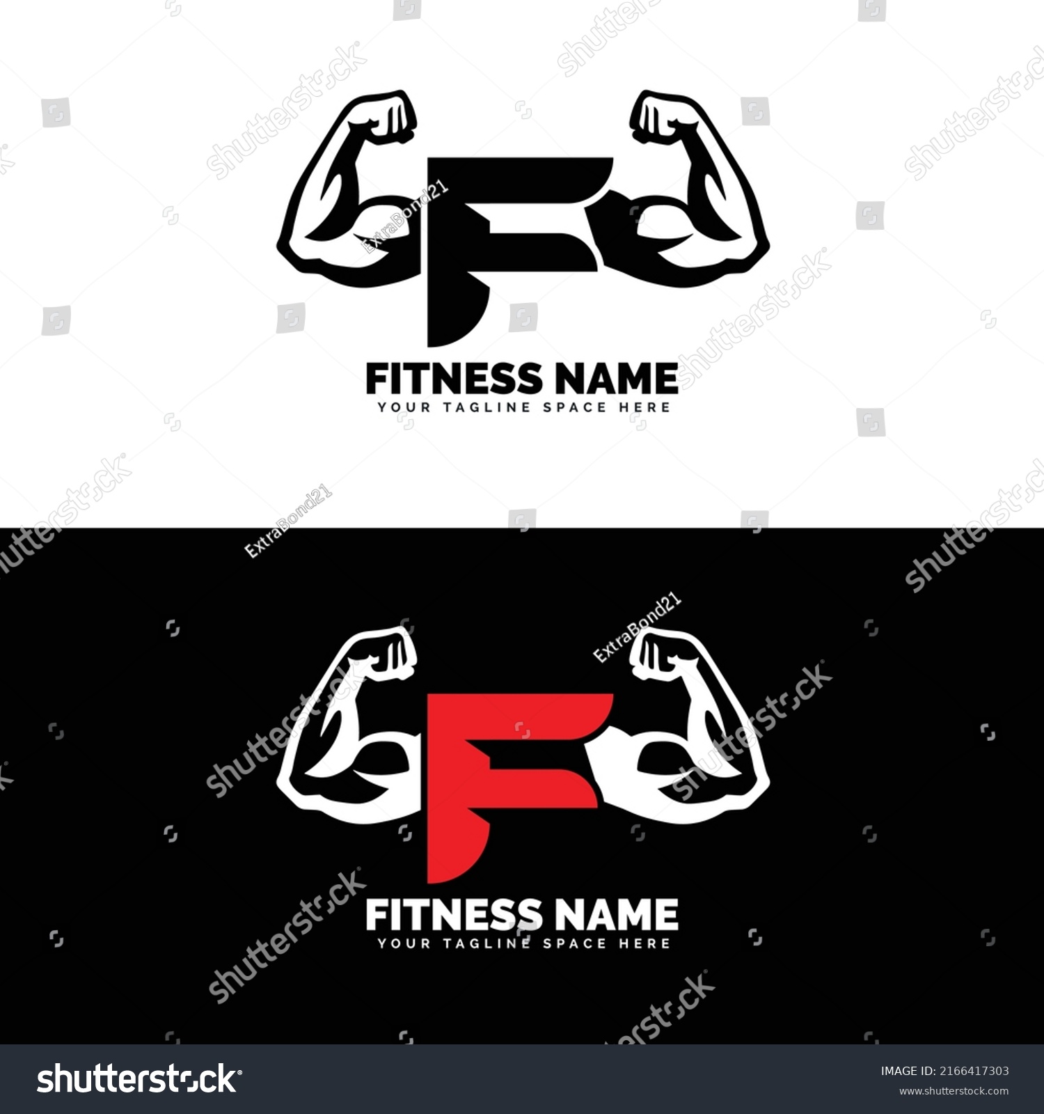 Muscular Arm Letter F Logo Design Letter F Arm Royalty Free Stock Vector 2166417303 7773