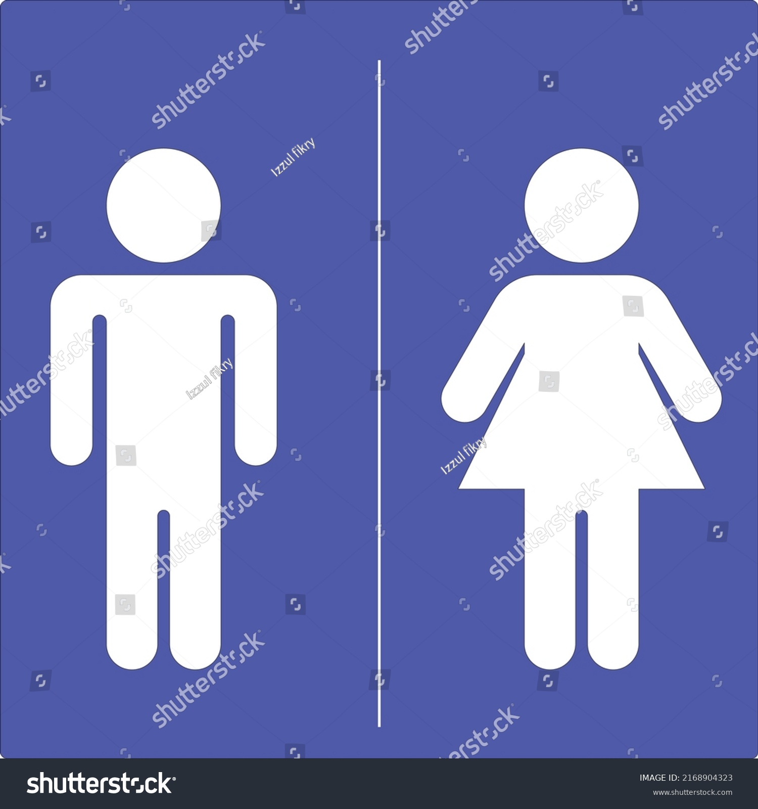 man and woman toilet gender sign lady and - Royalty Free Stock Vector ...