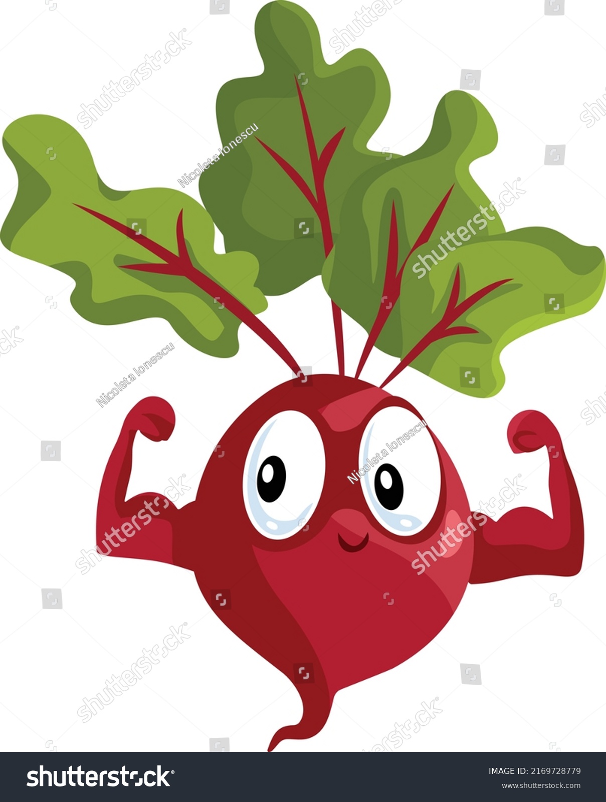 
Strong Beetroot Mascot Vector Cartoon Illustration

Adorable beet plant with great health benefits as super food
 #2169728779