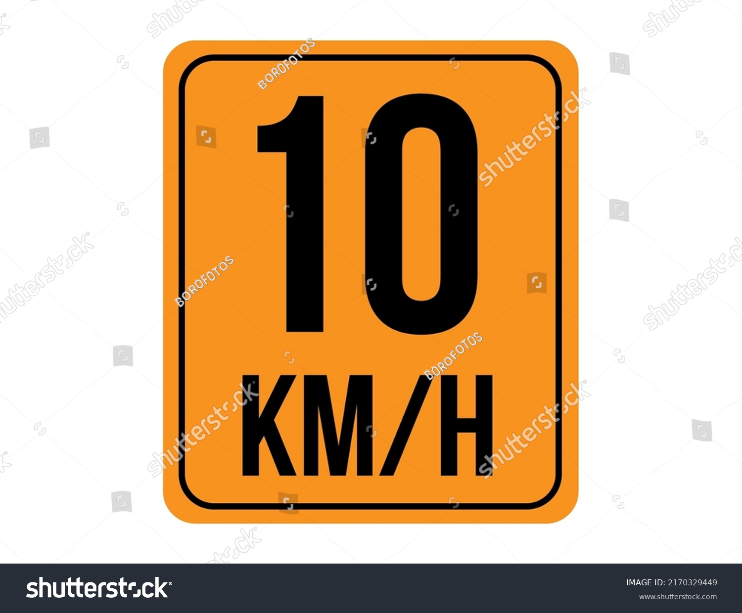 10km-h-speed-limit-sign-in-orange-with-royalty-free-stock-vector