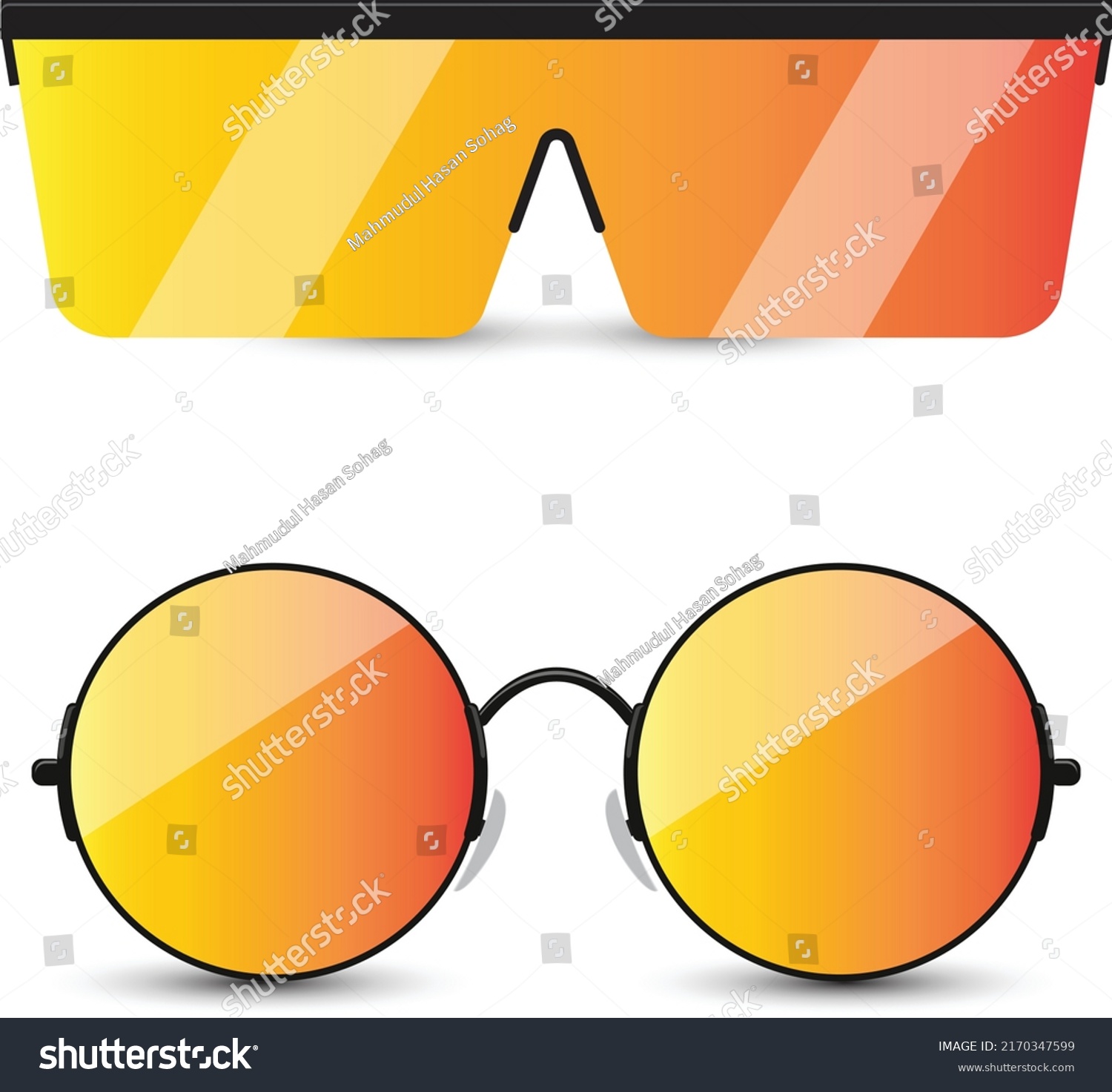 nice vector sunglasses clipart here - Royalty Free Stock Vector ...