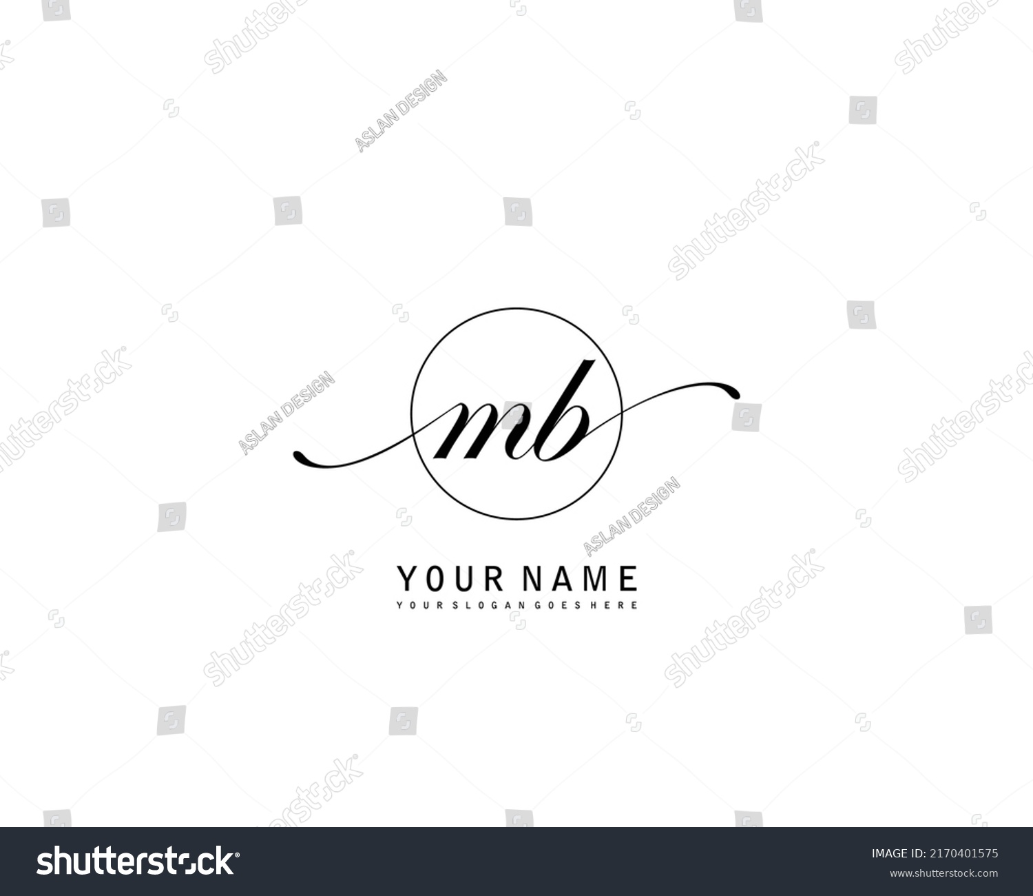 MB Initial beauty monogram logo vector - Royalty Free Stock Vector ...