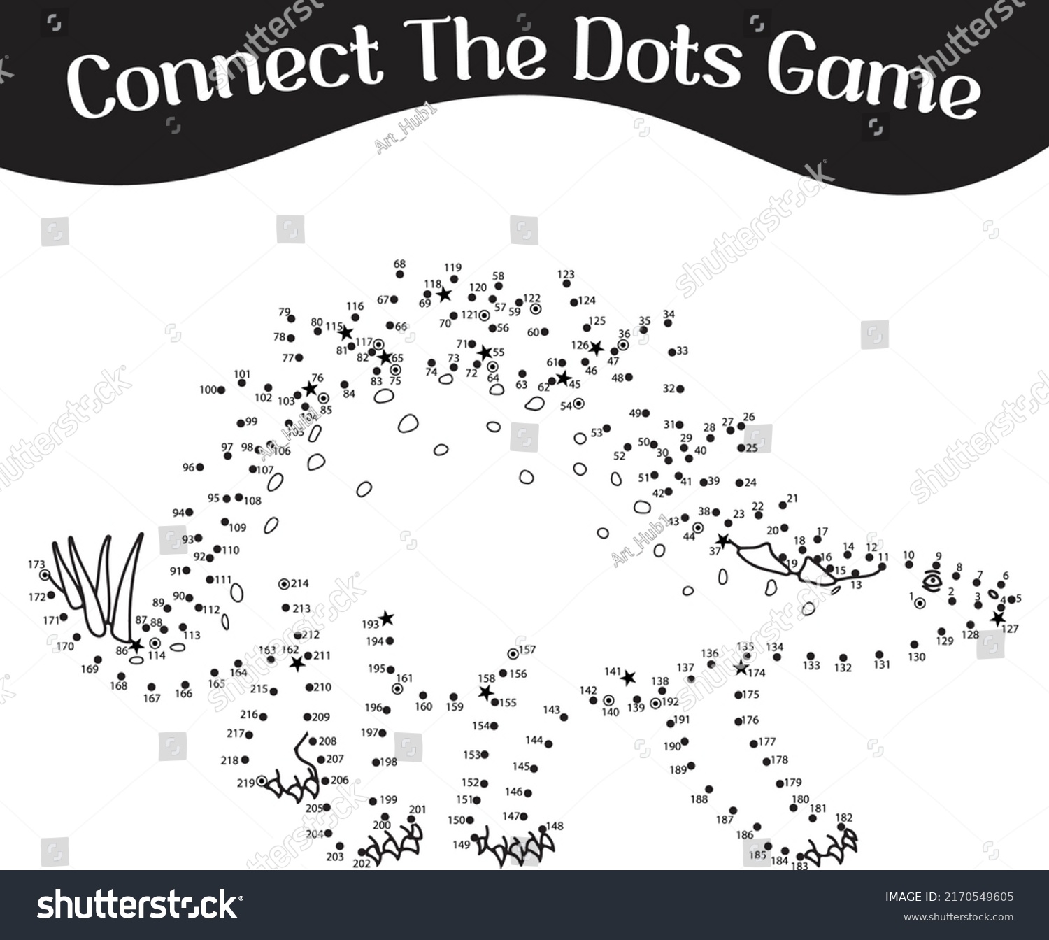 connect the dots Numbers game, education dot to - Royalty Free Stock ...