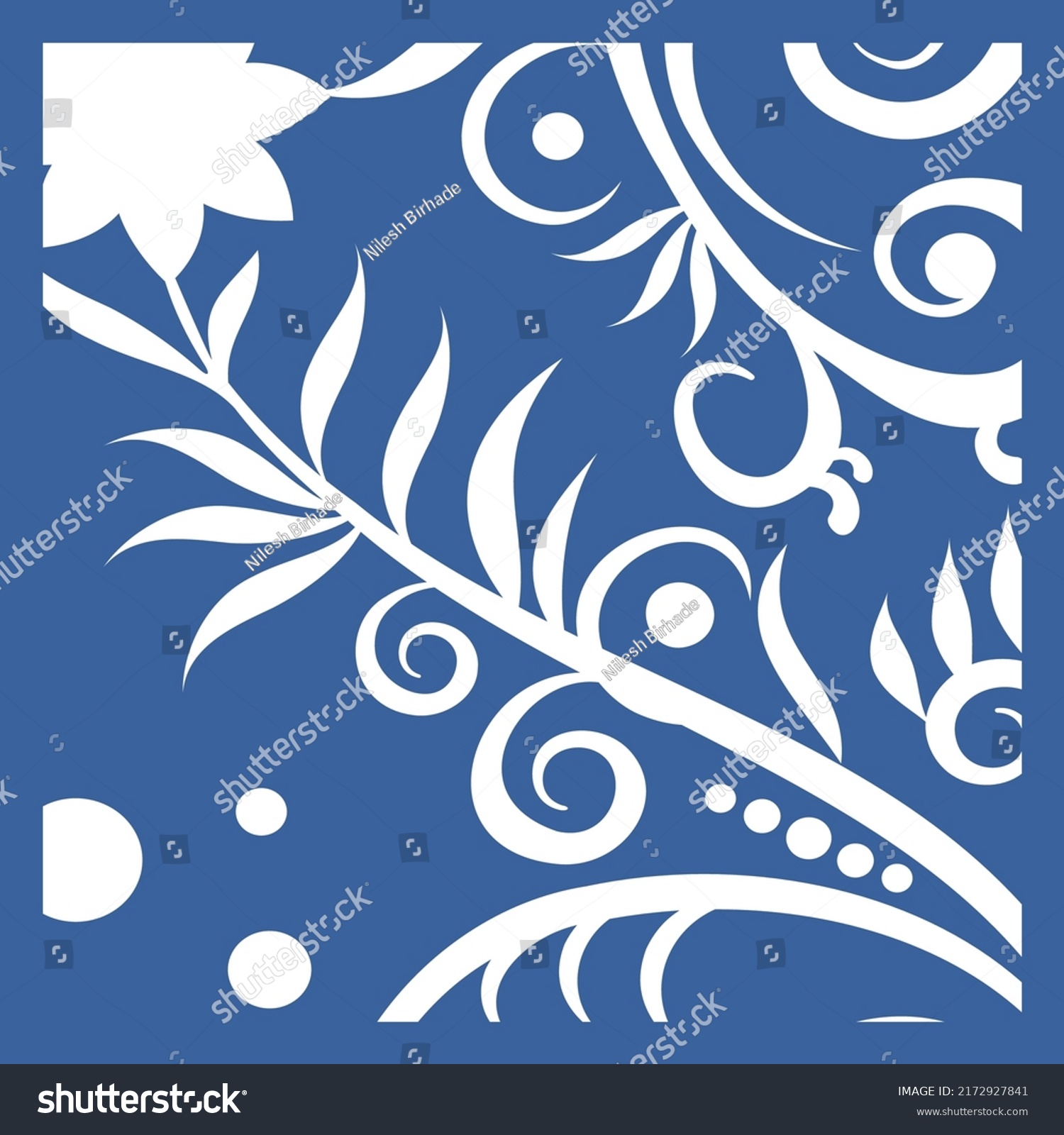 Jali Design for Graphic and Plywood, Partition, Royalty Free Stock