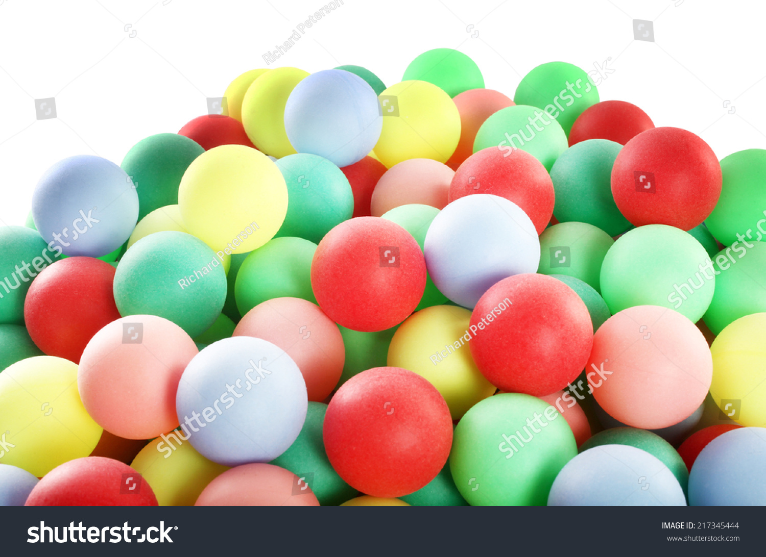 Huge pile of colorful balls #217345444