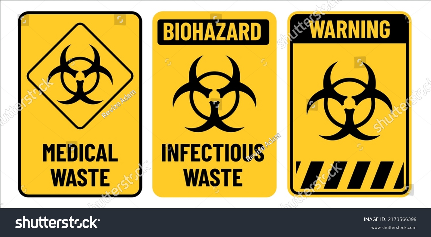 Medical waste biohazard print ready sign vector - Royalty Free Stock ...