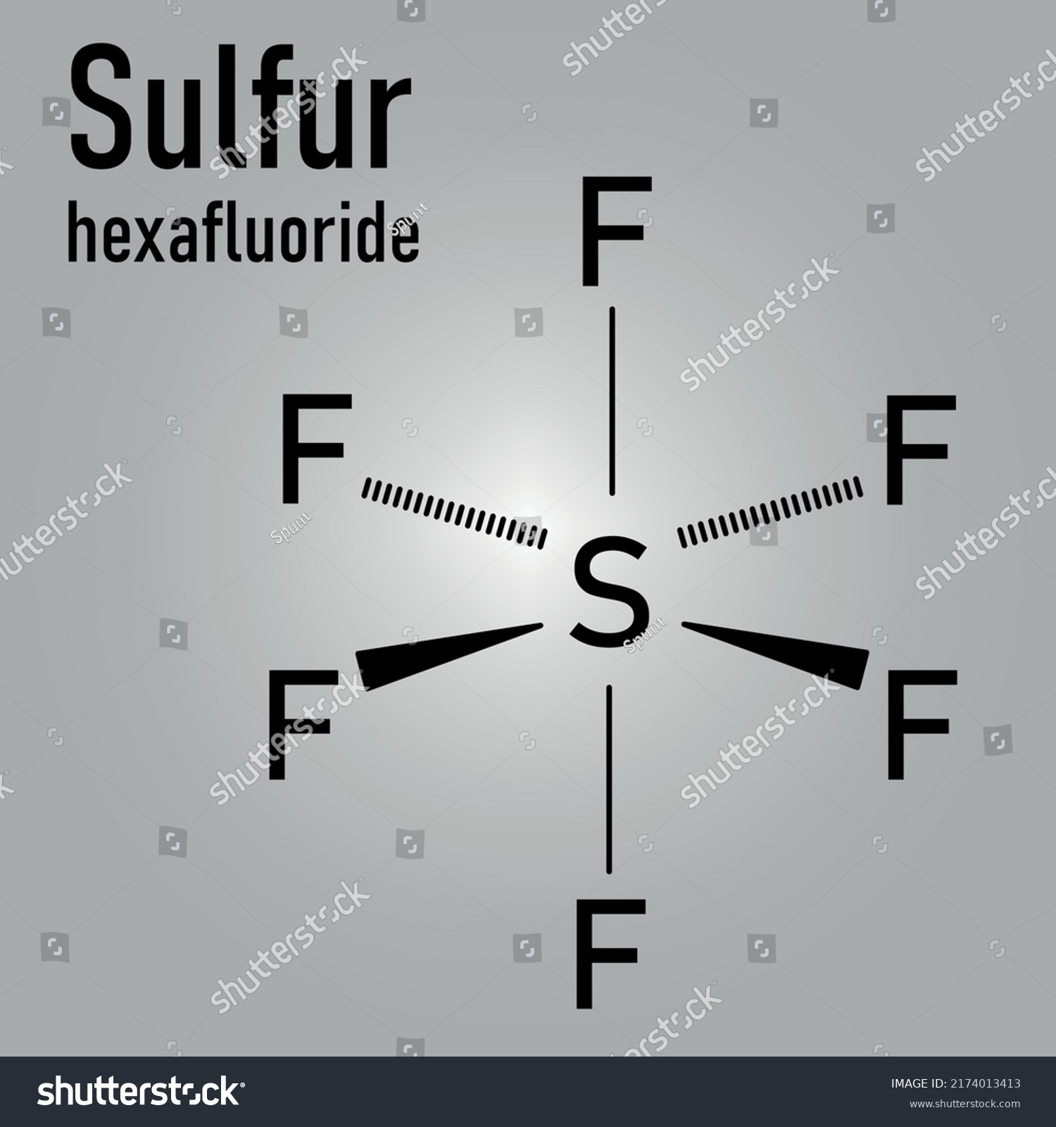 Skeletal formula of sulfur hexafluoride gas - Royalty Free Stock Vector ...