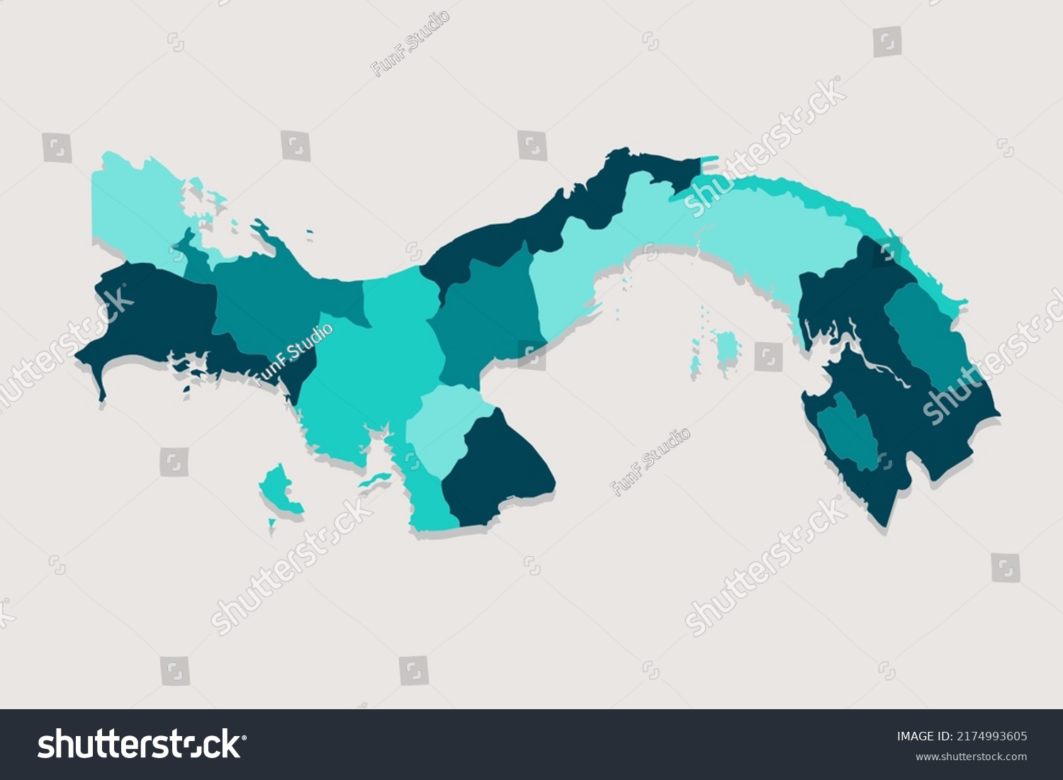 Panama Map - World Map International vector - Royalty Free Stock Vector ...