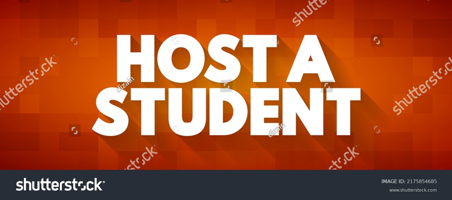 Host a Student text quote, concept background - Royalty Free Stock ...