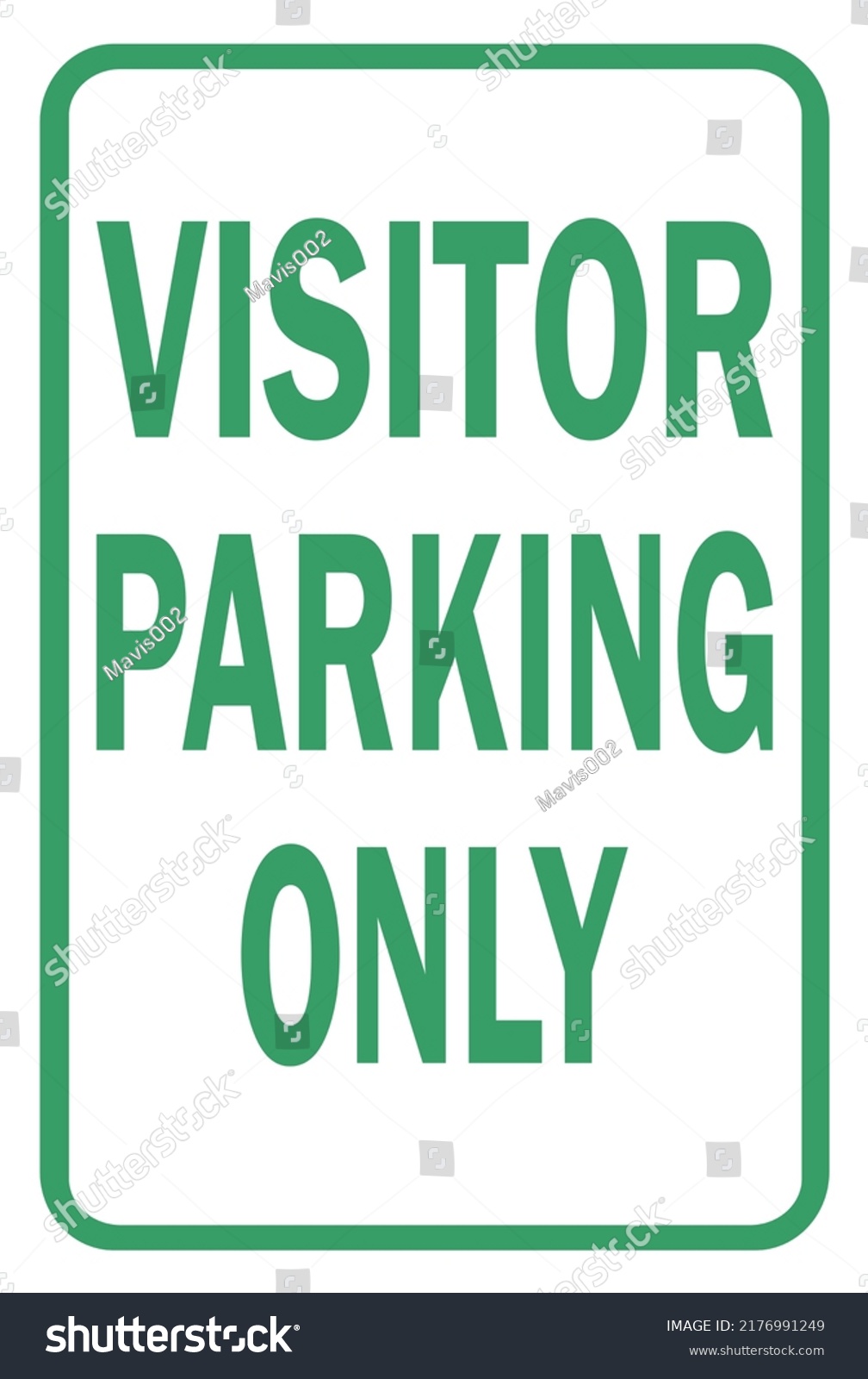 visitor parking sign - reserved parking - Royalty Free Stock Vector ...